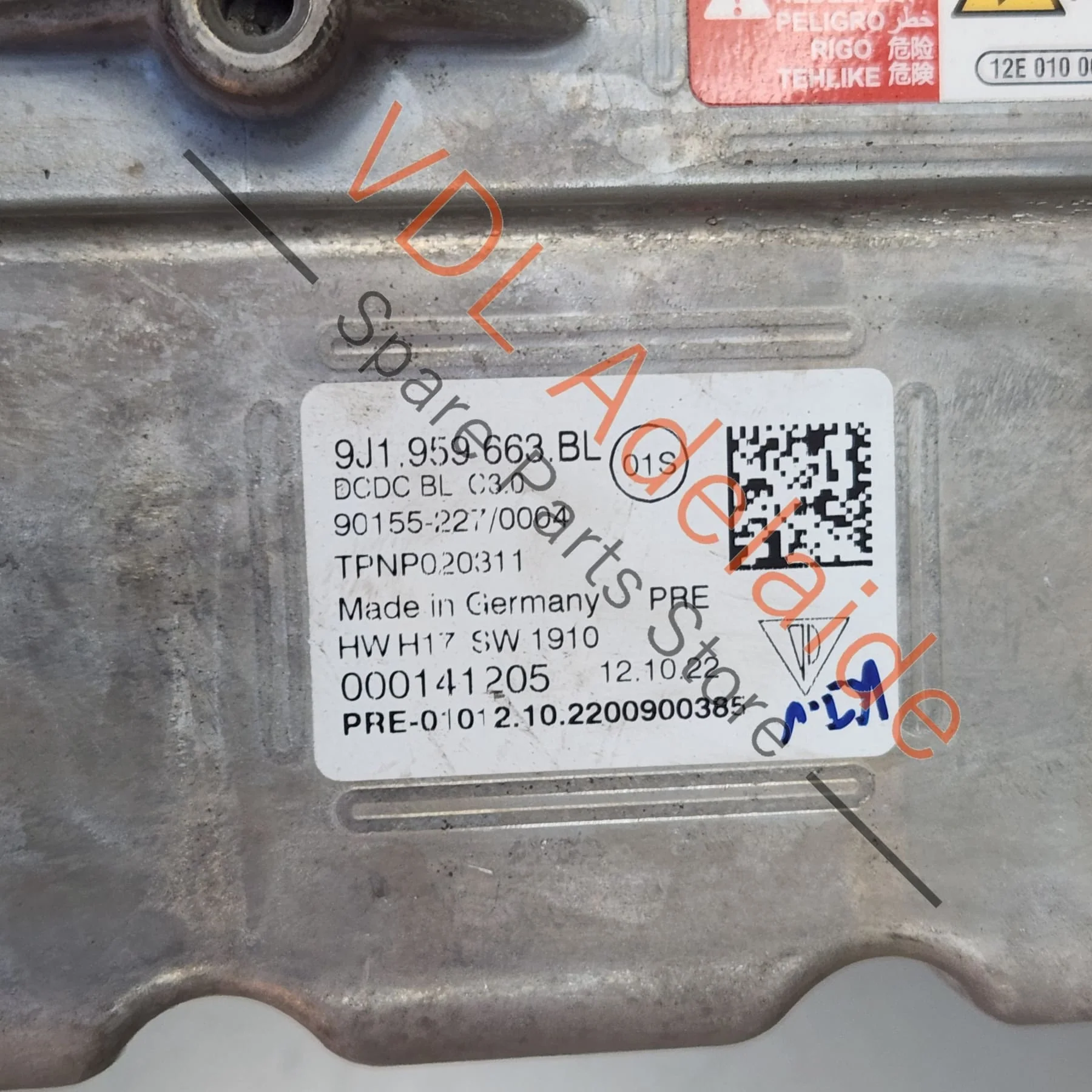 Audi E-Tron GT Porsche Taycan DC Voltage Converter Battery Power Transformer 9J1959663BL - Image 7