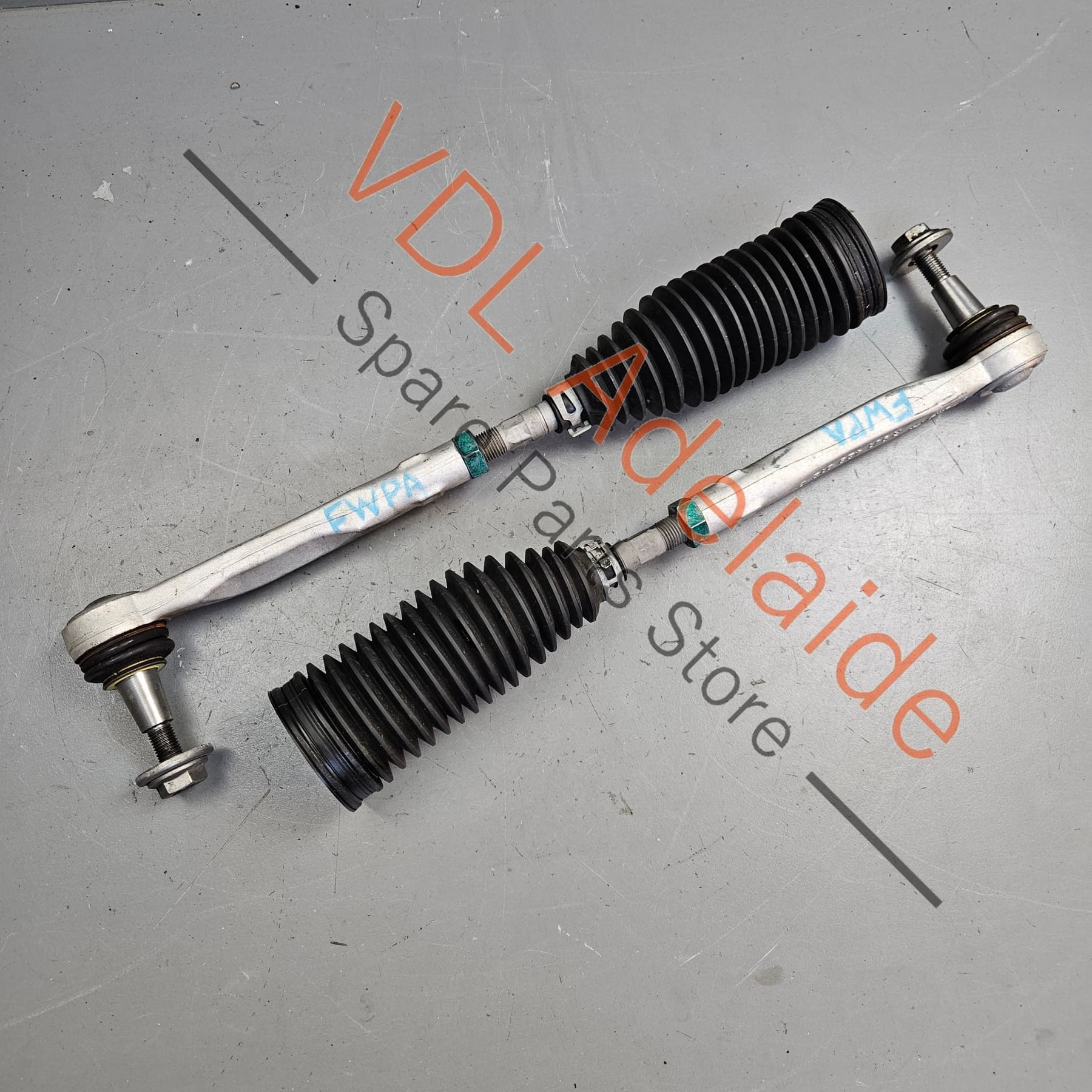Pair of Audi e-Tron Porsche Taycan Front Steering Tie Rod Rack Ends 9J1423811B 9J1423812B