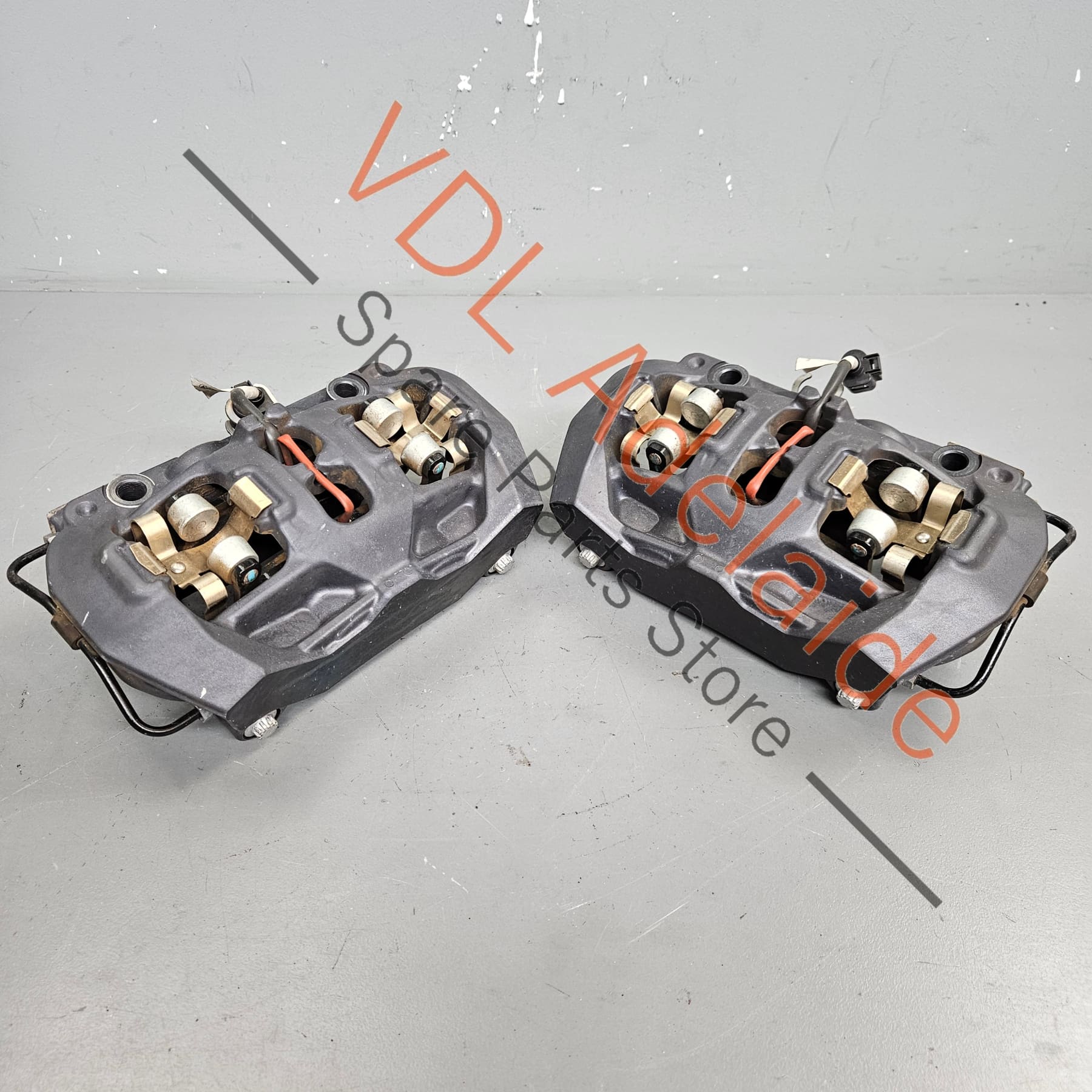 Audi e-Tron GT Brembo 4x Piston Rear Brake Caliper set fits 358mm x 28mm rotor 4J3615423K 4J3615424K 9J1615423 9J1615424