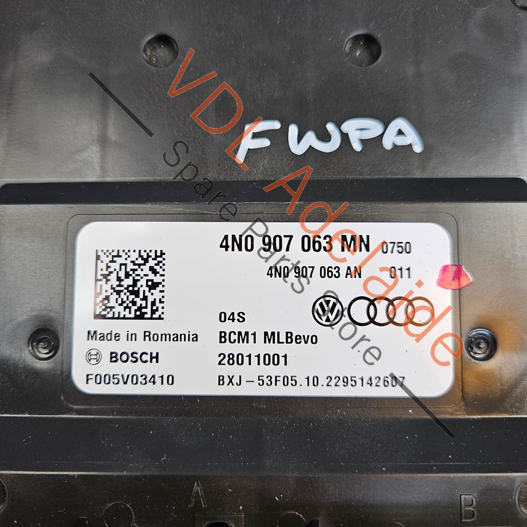 Audi e-Tron front BCM BCM1 Power Supply Module Body Control 4N0907063MN - Image 3