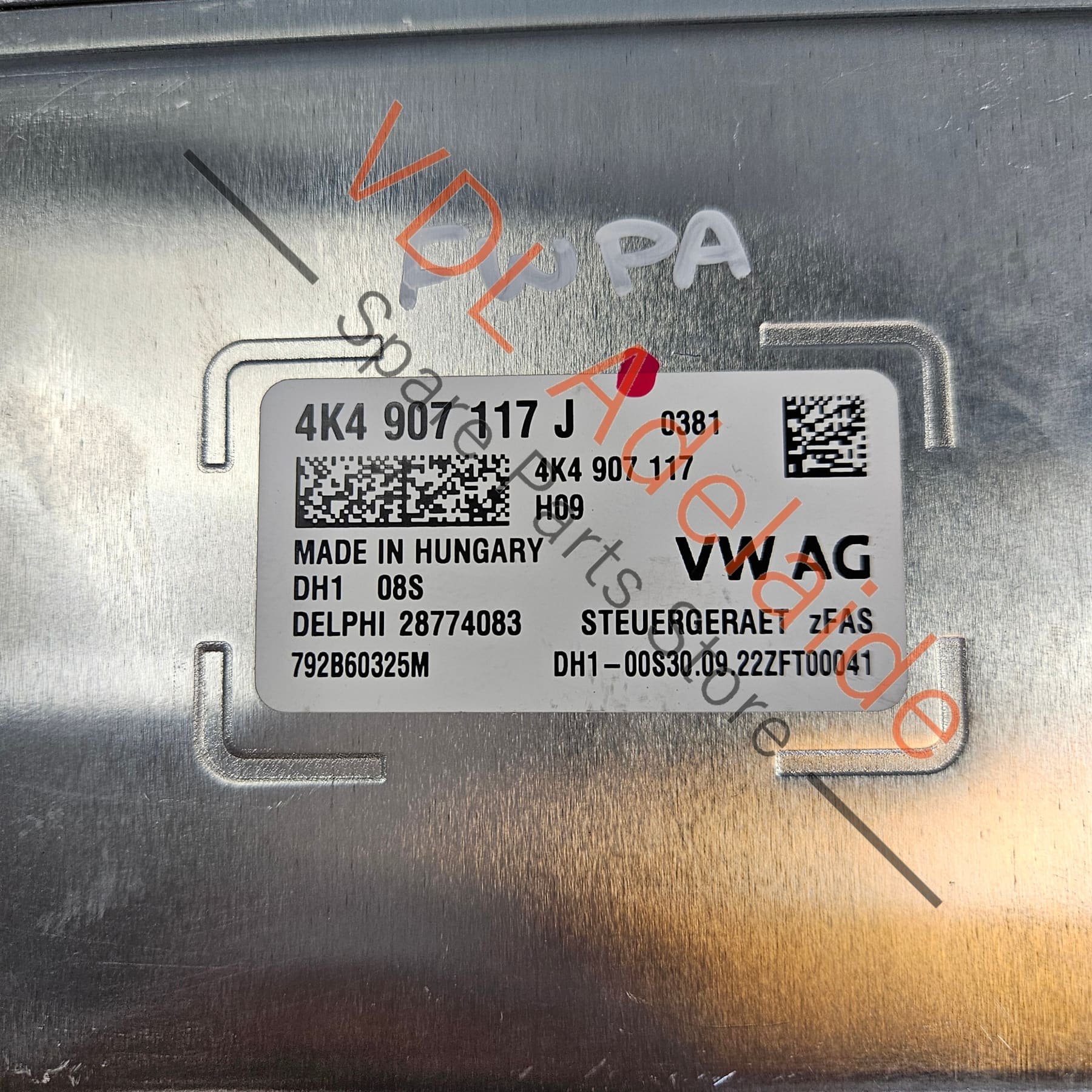 Audi e-Tron Control Unit for Advanced Driver Aid Assist Systems ADAS 4K4907117J - Image 3