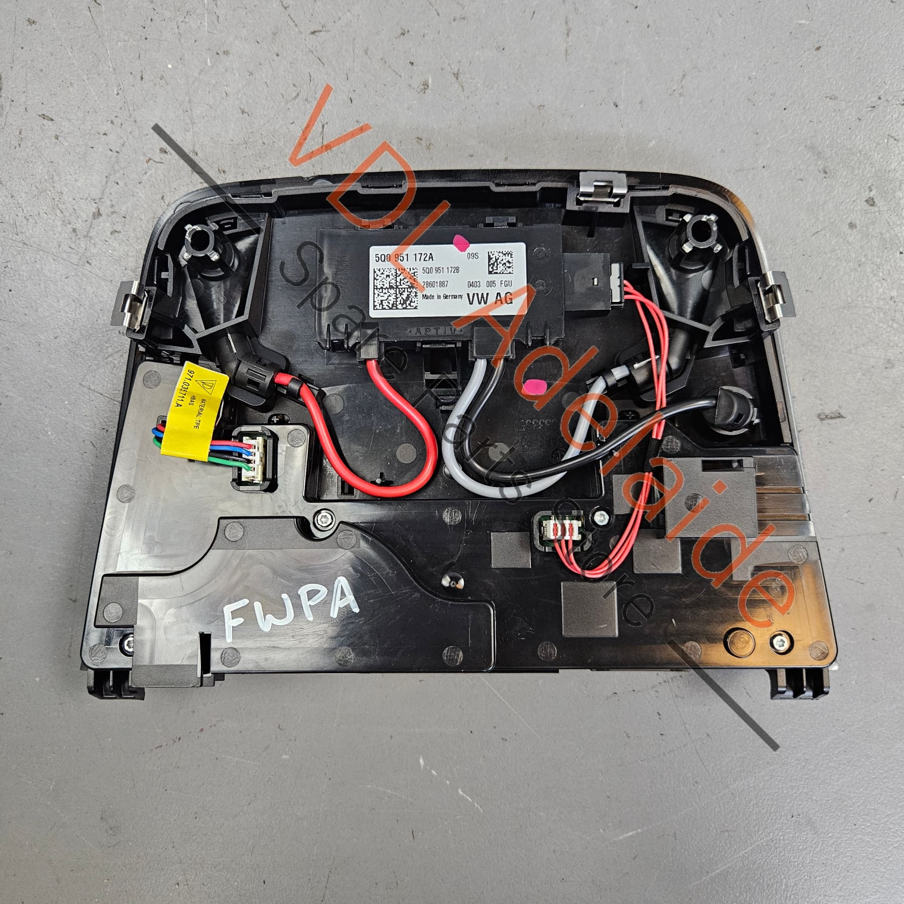 Audi e-Tron GT Porsche Taycan Overhead Roof Console Switch Reading Dome Interior Light 9J1959551E - Image 4