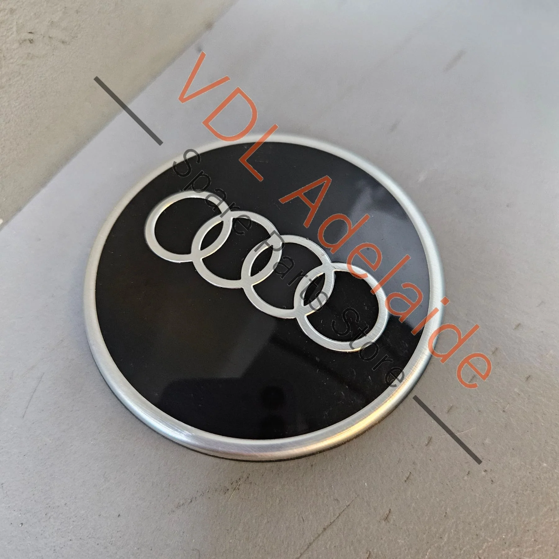 Audi Alloy Wheel Hub Centre Cap Black Glossy 81A601170 - Image 6