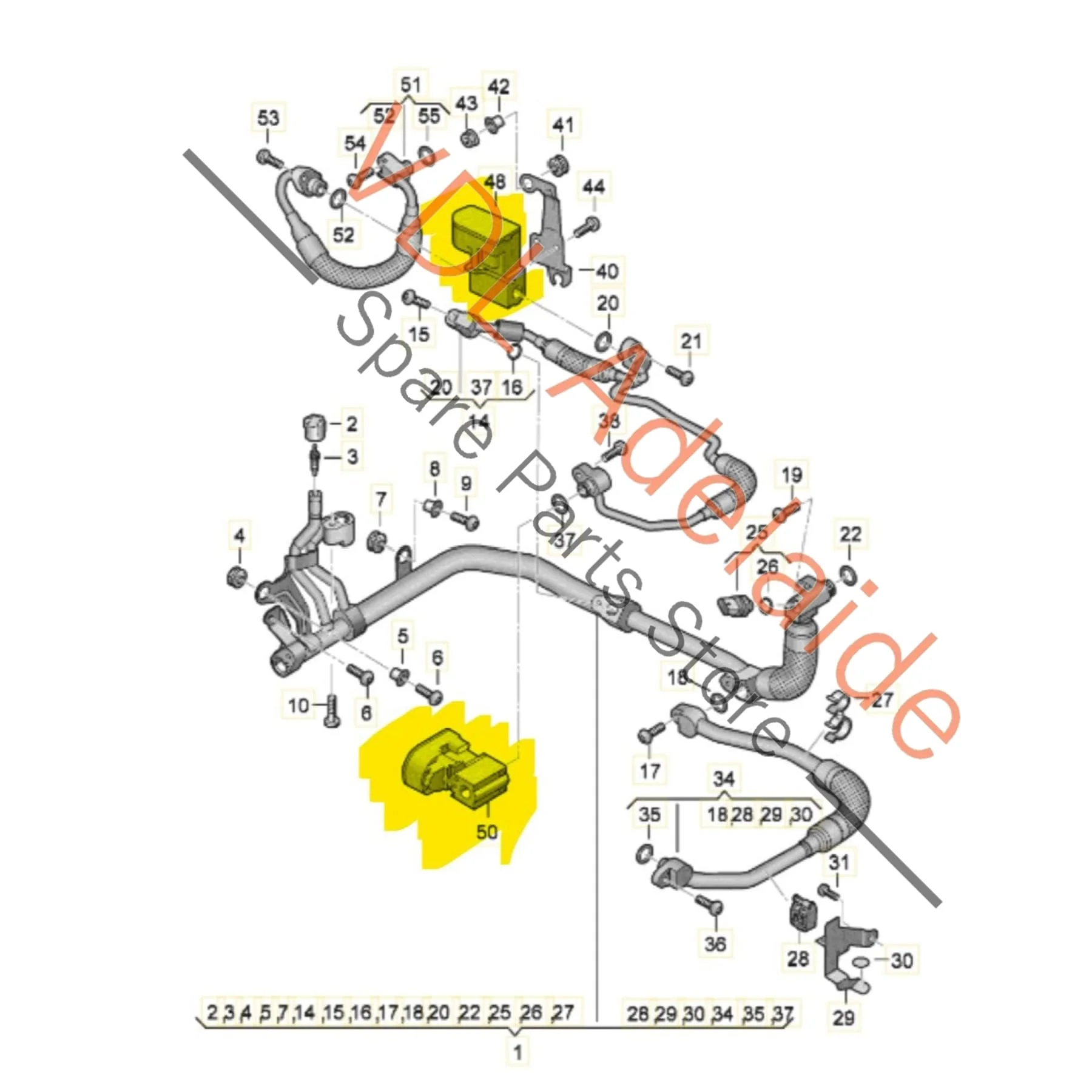 Audi e-Tron Porsche Taycan Coolant Expansion Valve 4M0816682E - Image 2