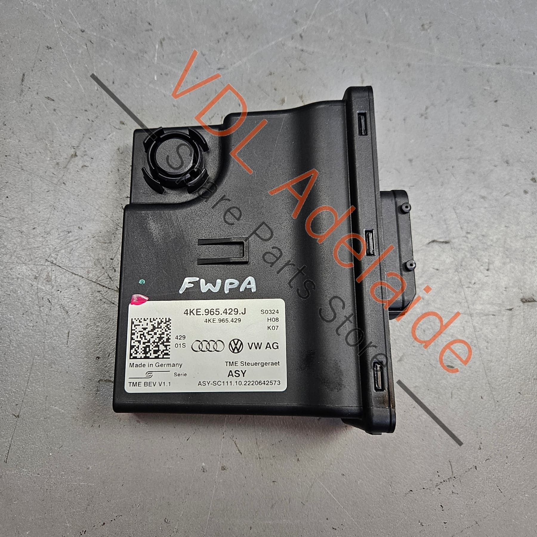 Audi e-Tron Control Unit for Thermal Management Module 4KE965429J