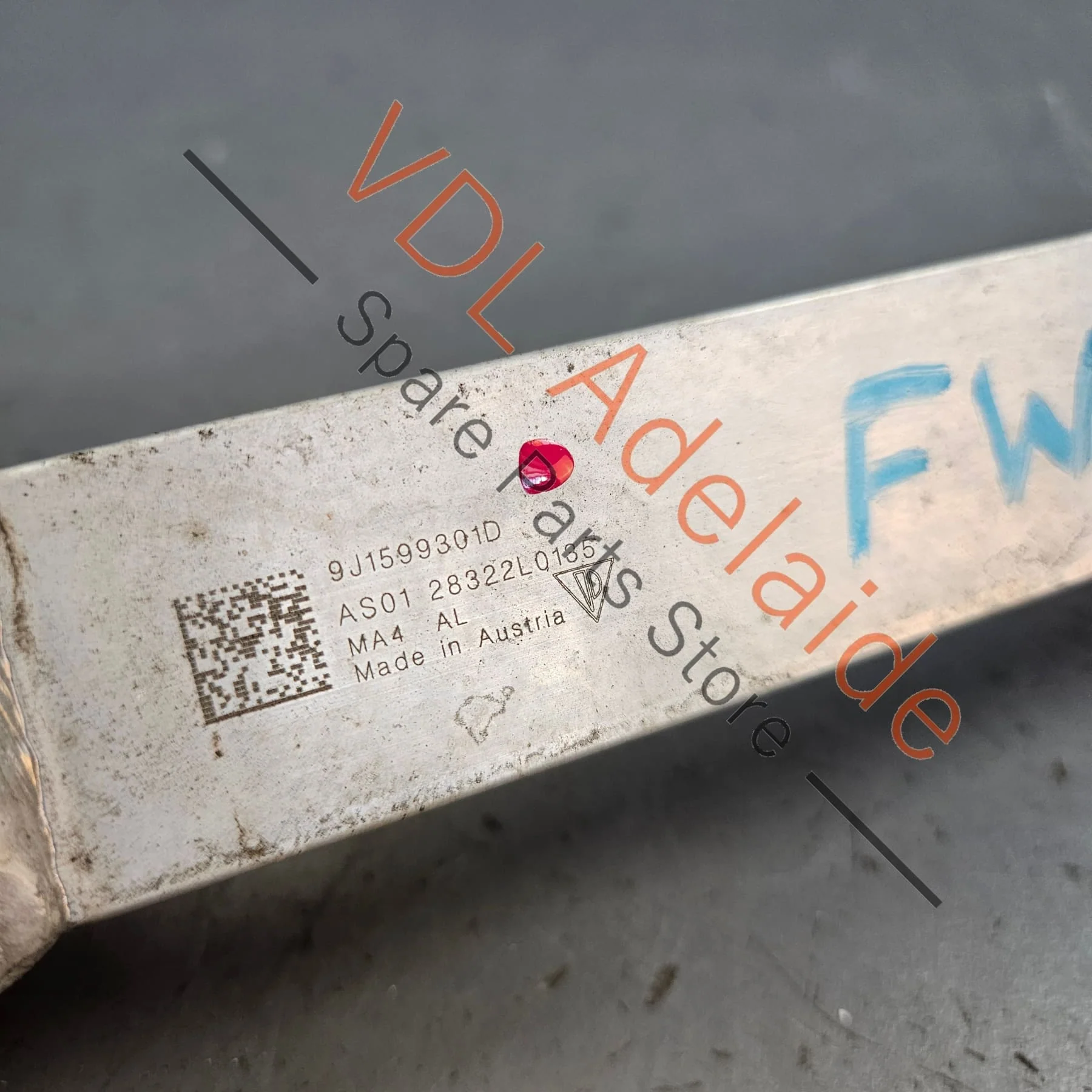 Audi e-Tron GT Porsche Taycan Rear Cross Member Steering Rack Stiffening Bracket Brace 9J1599301D - Image 3