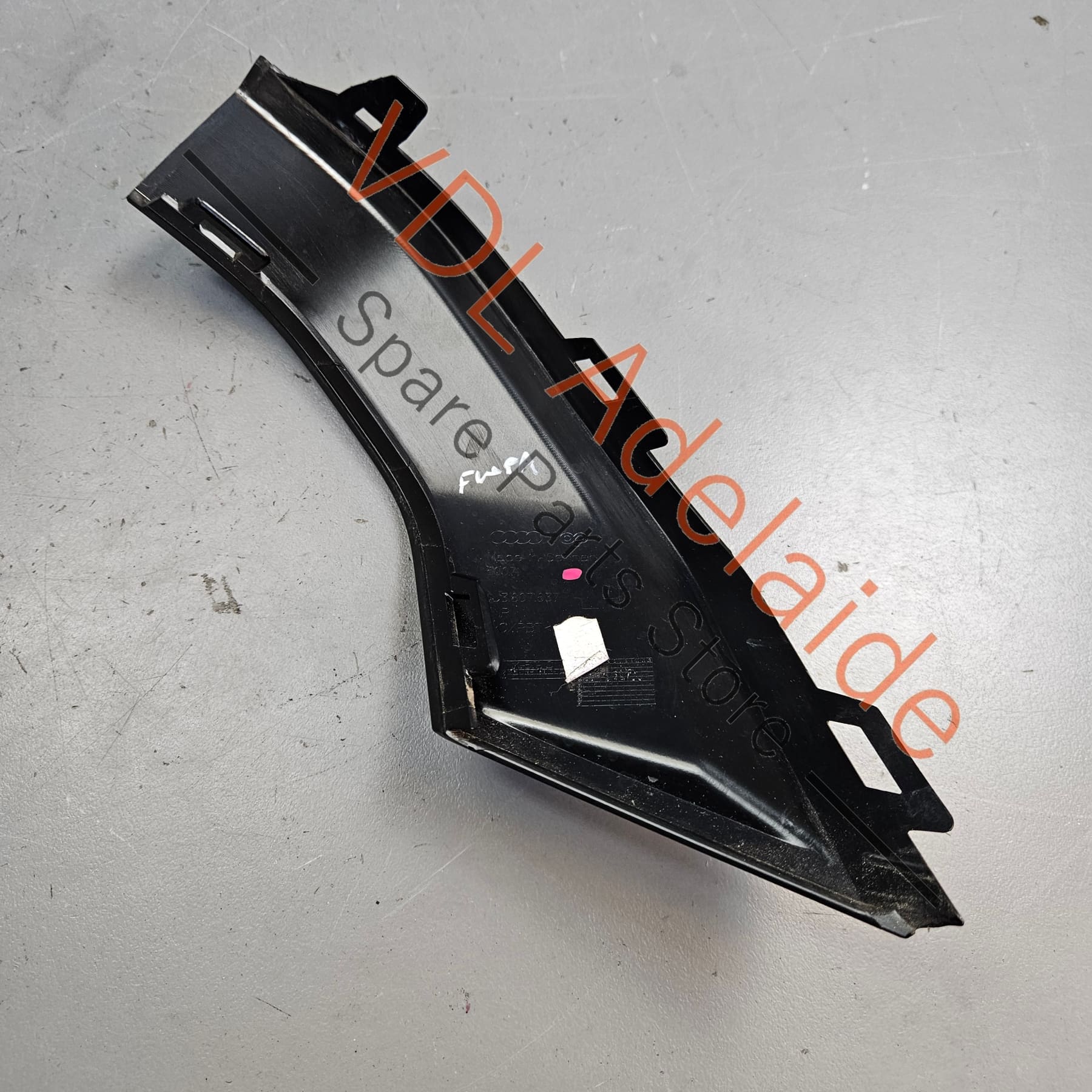 Audi e-Tron GT Rear Bumper Left Corner Trim Gloss Black 4J3807837 Y9B - Image 4