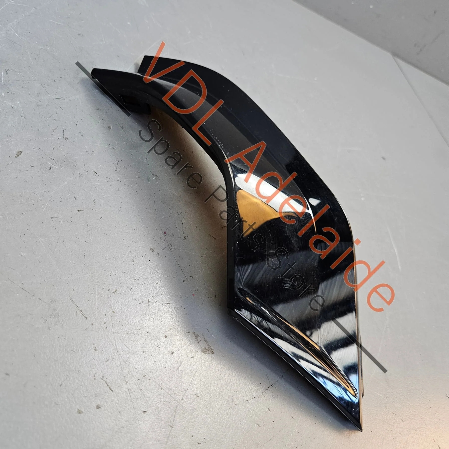Audi e-Tron GT Rear Bumper Right Corner Trim Gloss Black 4J3807838 Y9B - Image 3
