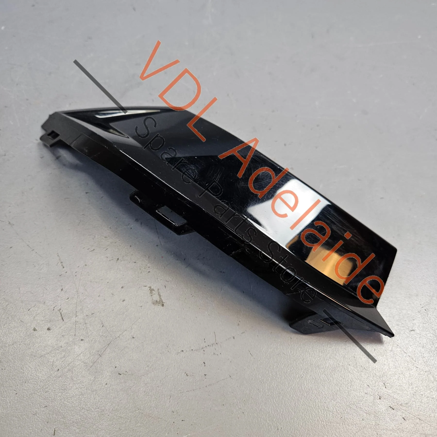 Audi e-Tron GT Rear Bumper Right Corner Trim Gloss Black 4J3807838 Y9B - Image 4