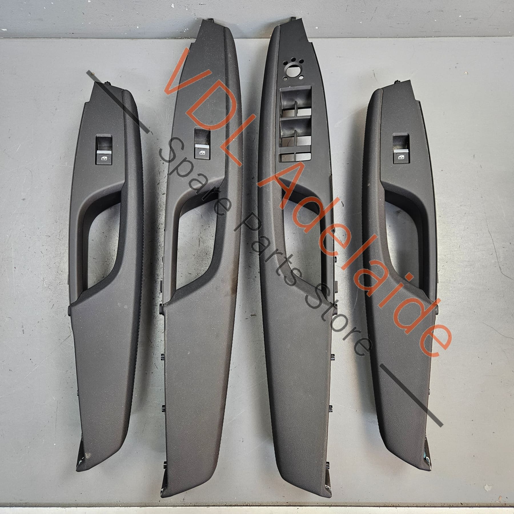 Audi e-Tron GT Set of 4 Leatherette Interior Door Handles Trims 4J3867070 4J3959518A
