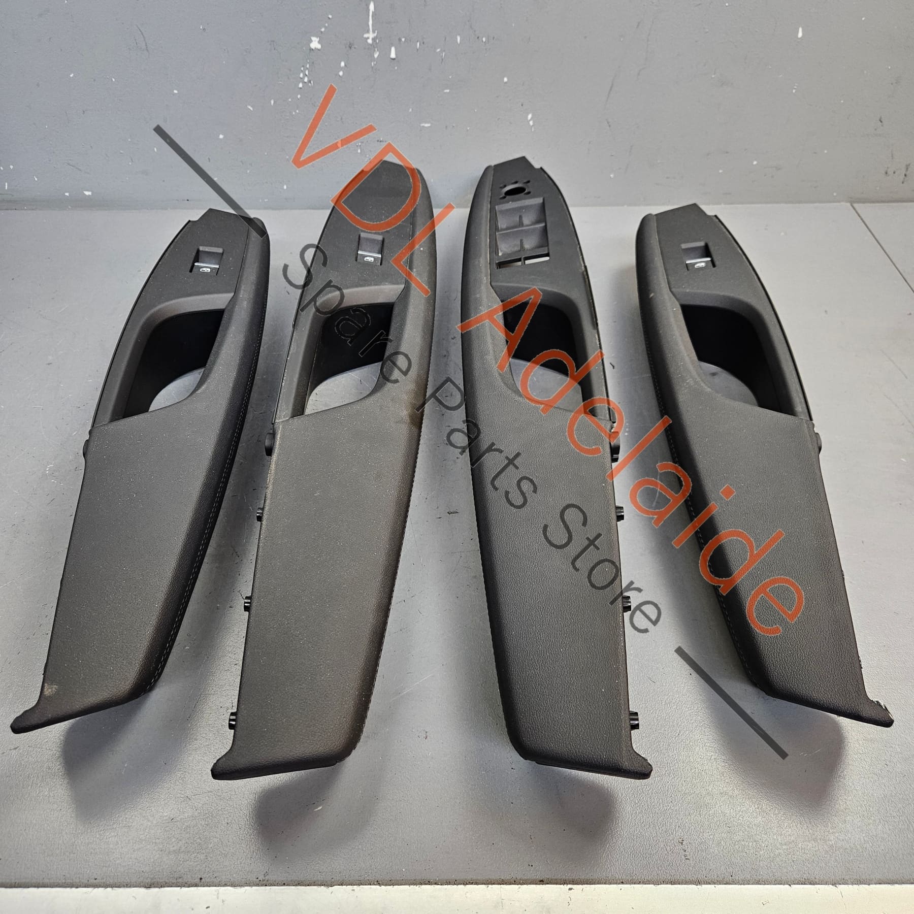 Audi e-Tron GT Set of 4 Leatherette Interior Door Handles Trims 4J3867070 4J3959518A - Image 4