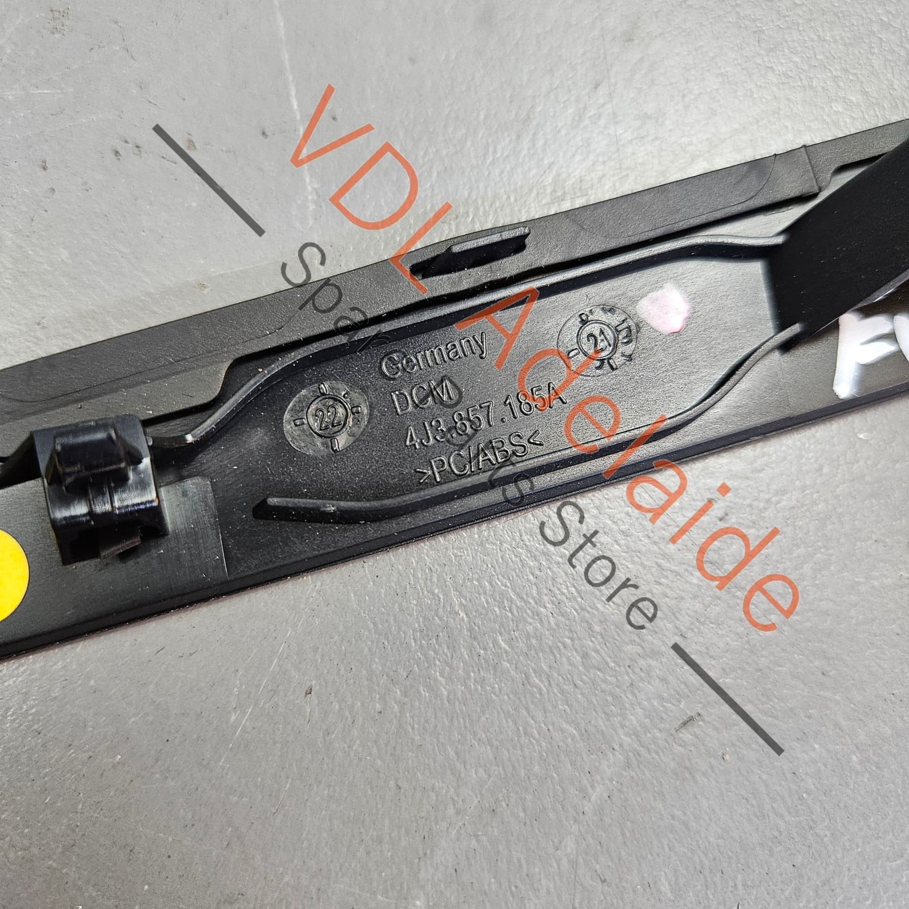 Audi e-Tron GT Interior Dashboard Trim Inlay Black 4J3857185A for RHD - Image 6