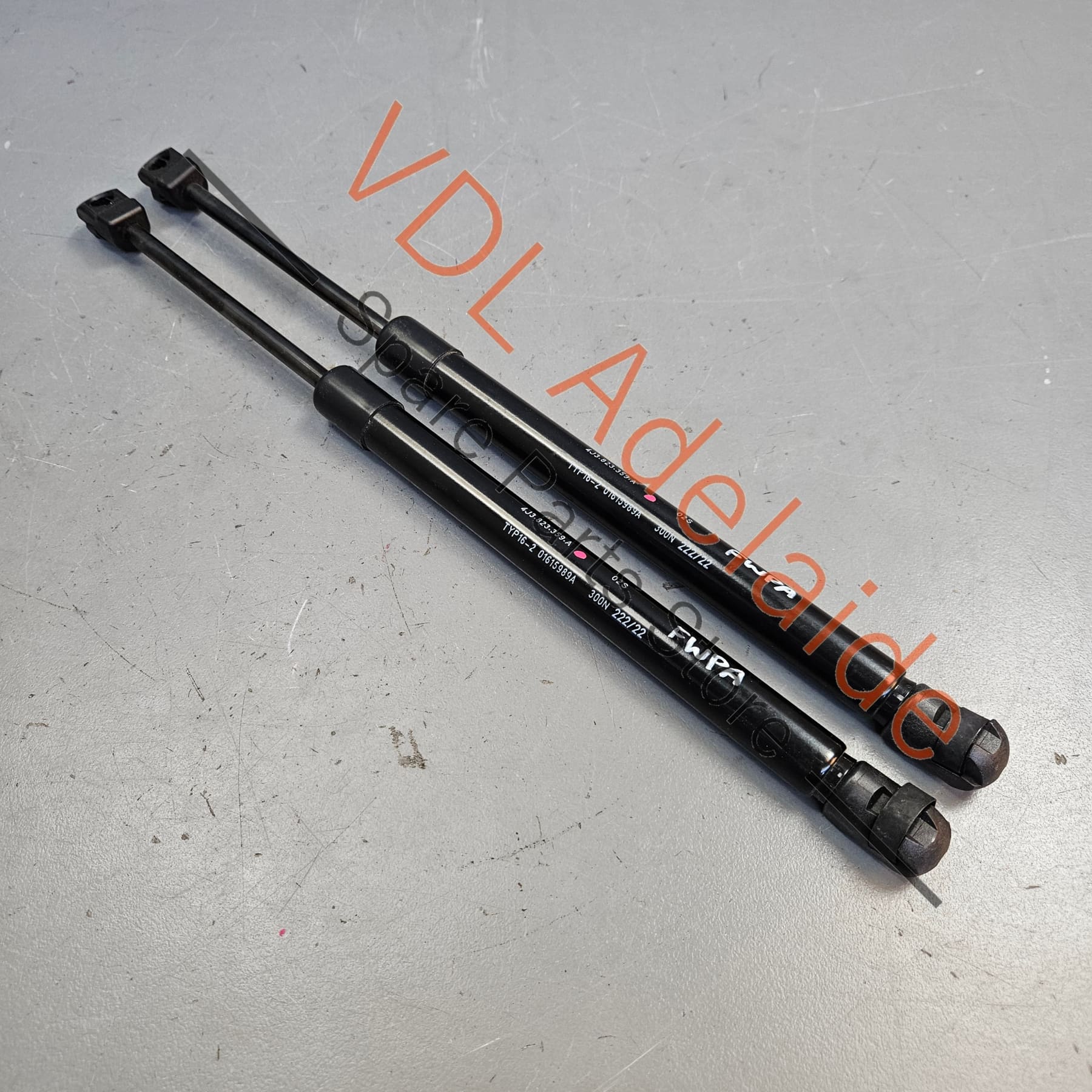 Audi e-Tron GT Front Bonnet Compartment Gas Lift Strut Pair 4J3823359A