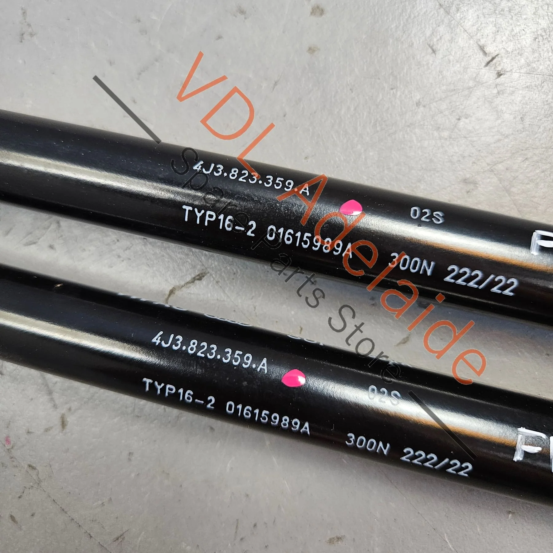 Audi e-Tron GT Front Bonnet Compartment Gas Lift Strut Pair 4J3823359A - Image 3