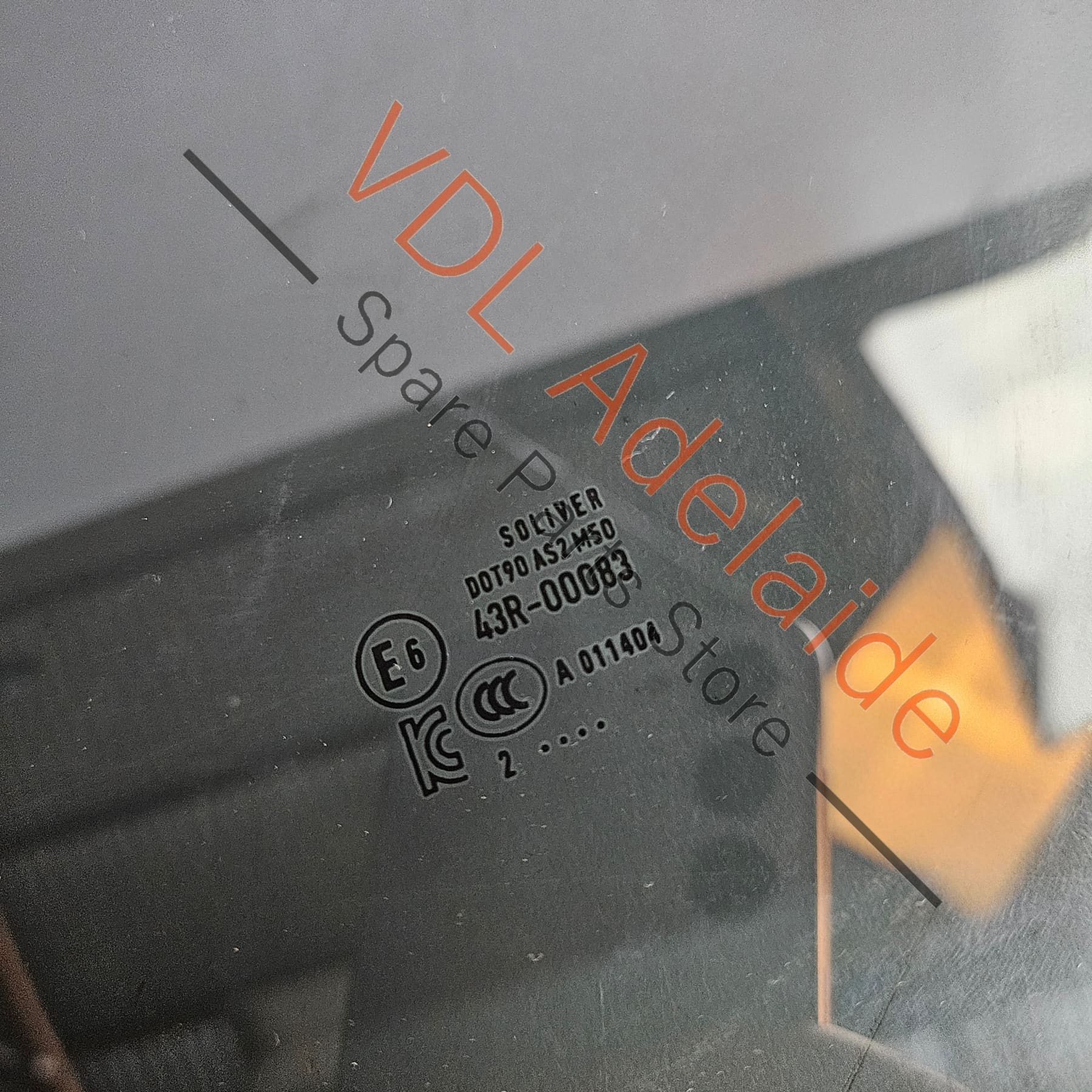 Audi e-Tron GT Front Left Door Window Glass 9J1845019D - Image 6