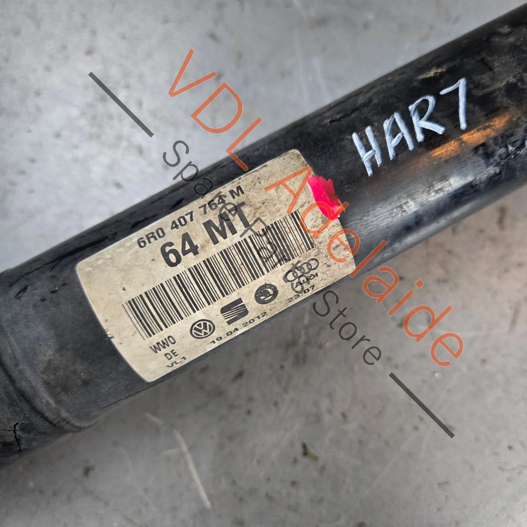 VW Polo 6R 1.4 Front Right Driveshaft 6R0407764M - Image 2