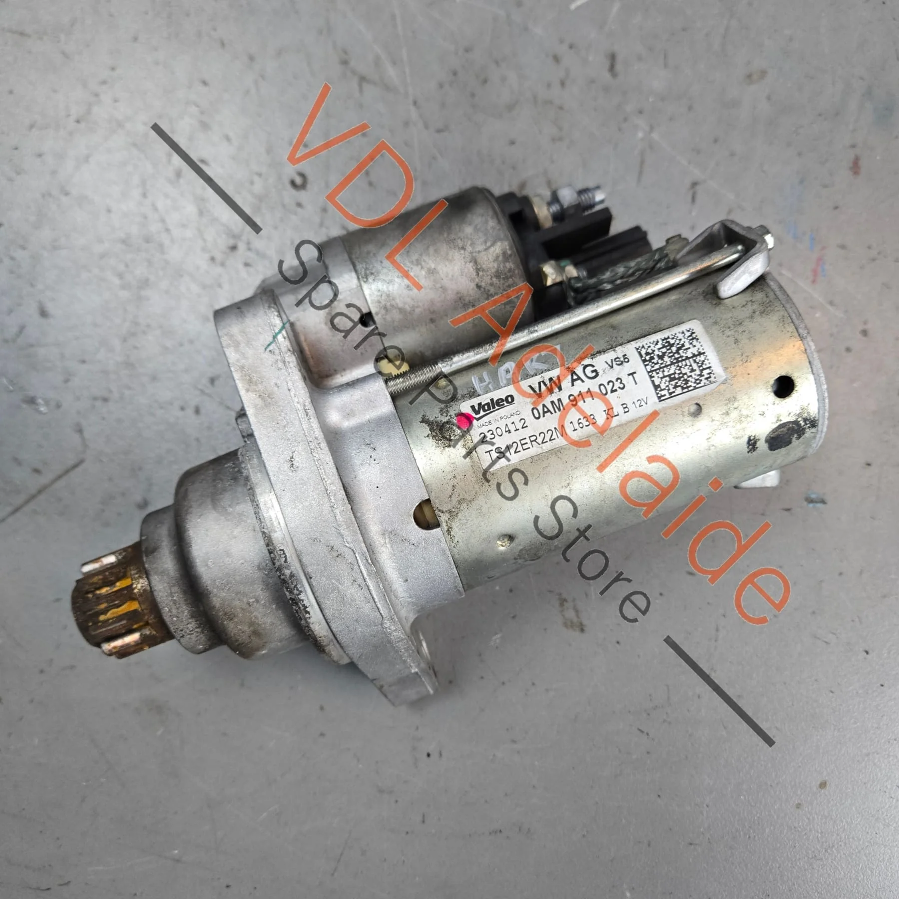 VW Audi 1.4 TSI Starter Motor 0AM911023T