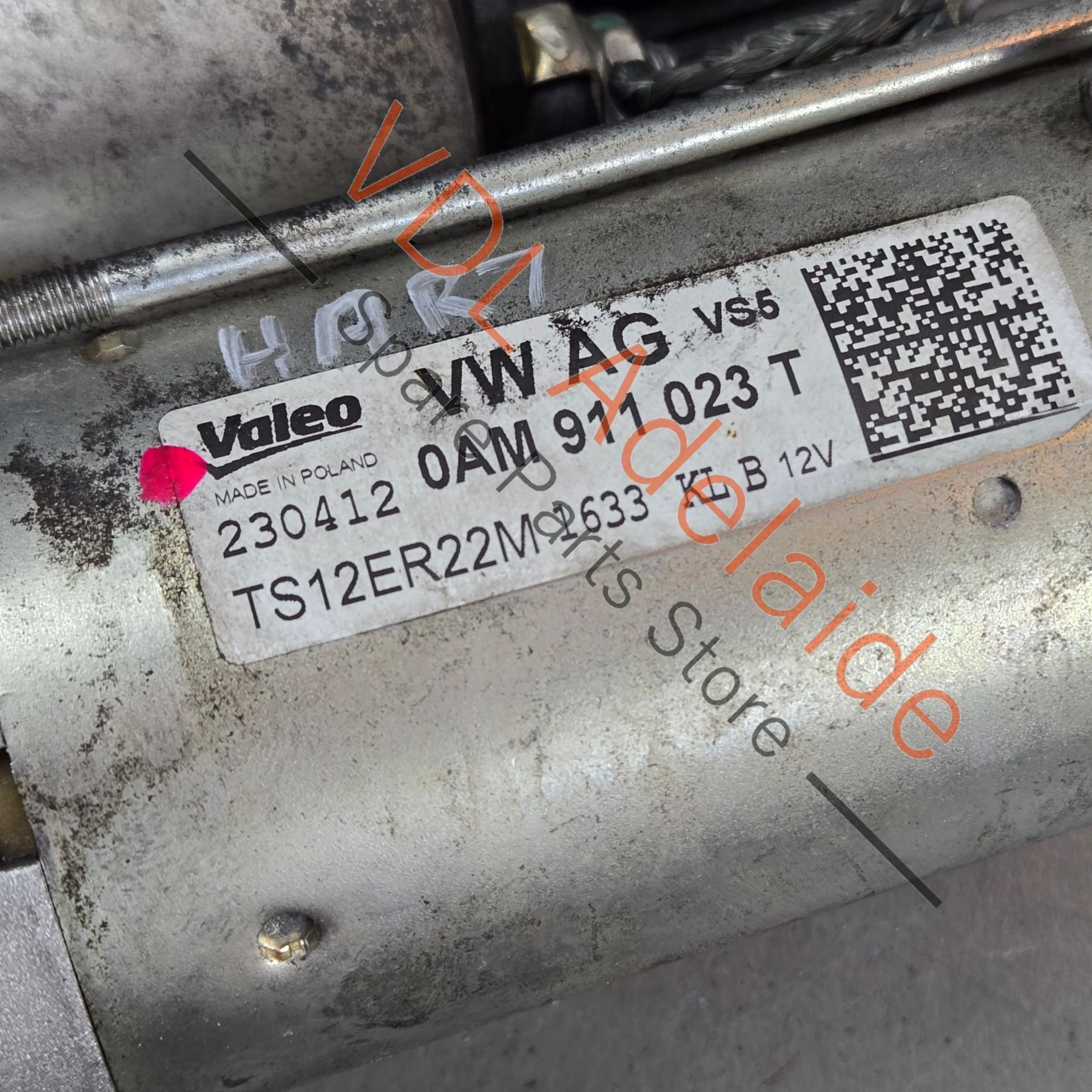 VW Audi 1.4 TSI Starter Motor 0AM911023T - Image 2