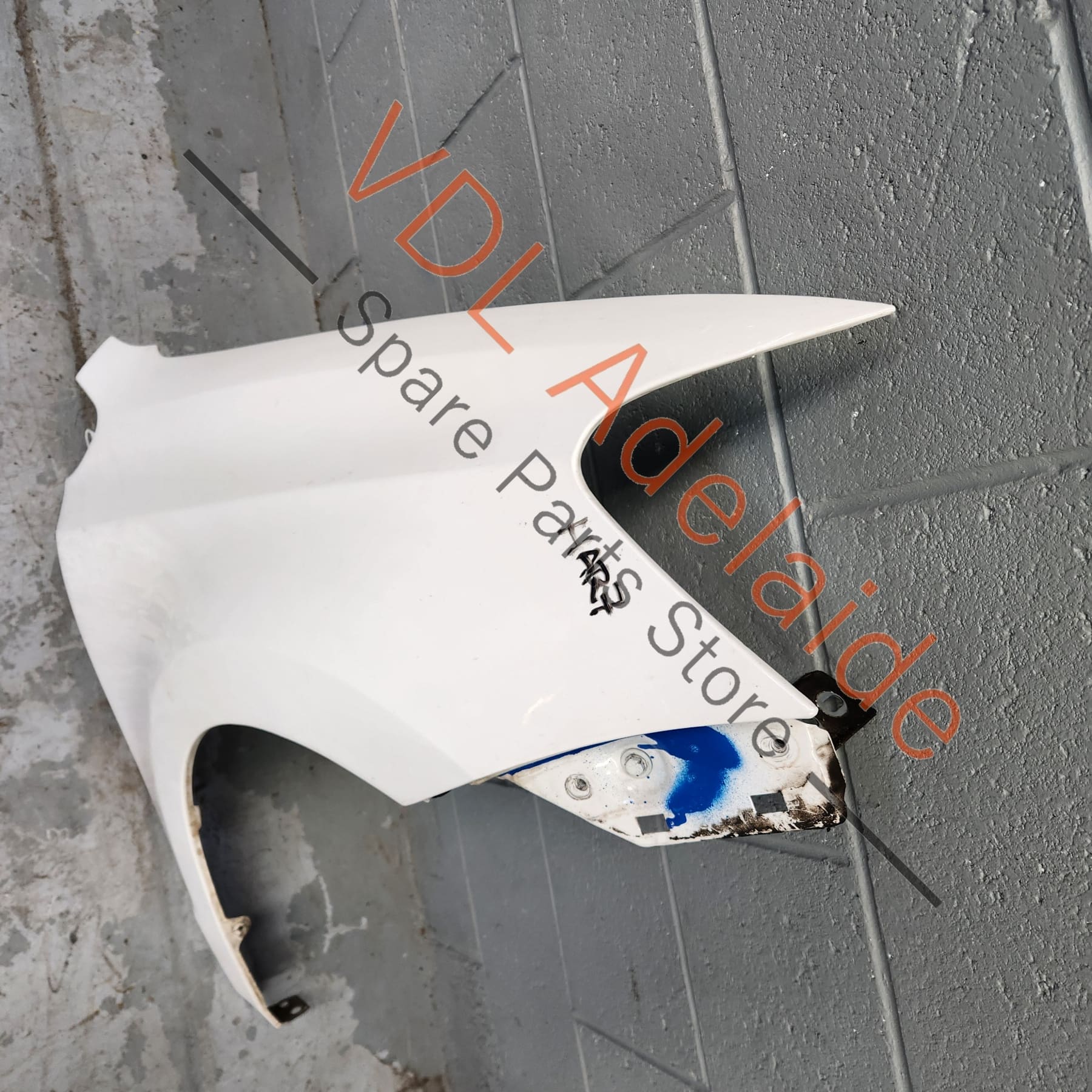 VW Polo 6R Front Right Fender Mudguard Wing Panel Candy White B4 / B9A - Image 2