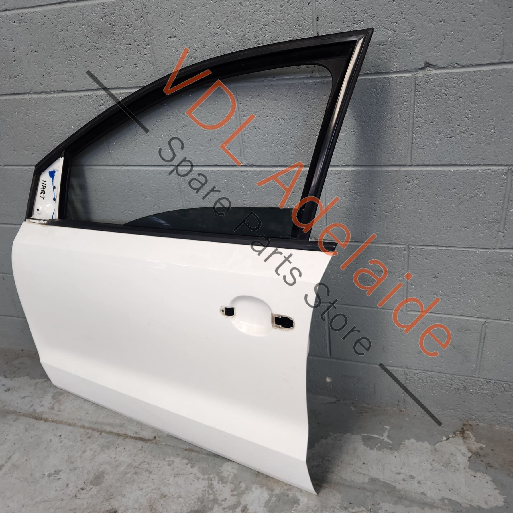 VW Polo 6R Front Left Door Shell Panel Candy White B4 / B9A - Image 2