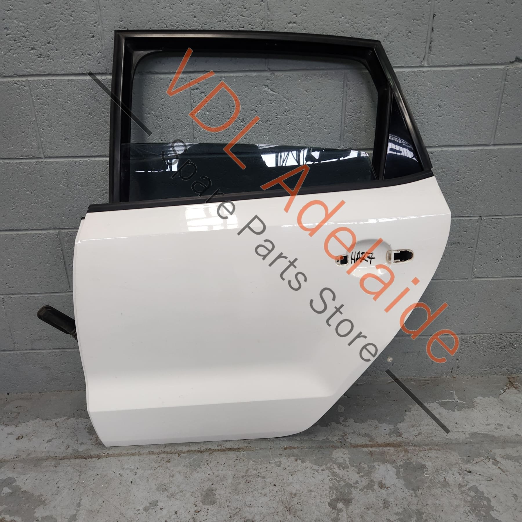 VW Polo 6R Rear Left Door Shell Panel Candy White B4 / B9A