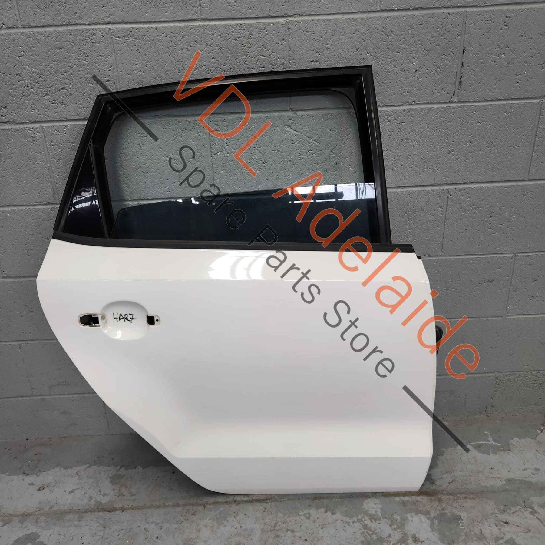 VW Polo 6R Rear Right Door Shell Panel Candy White B4 / B9A
