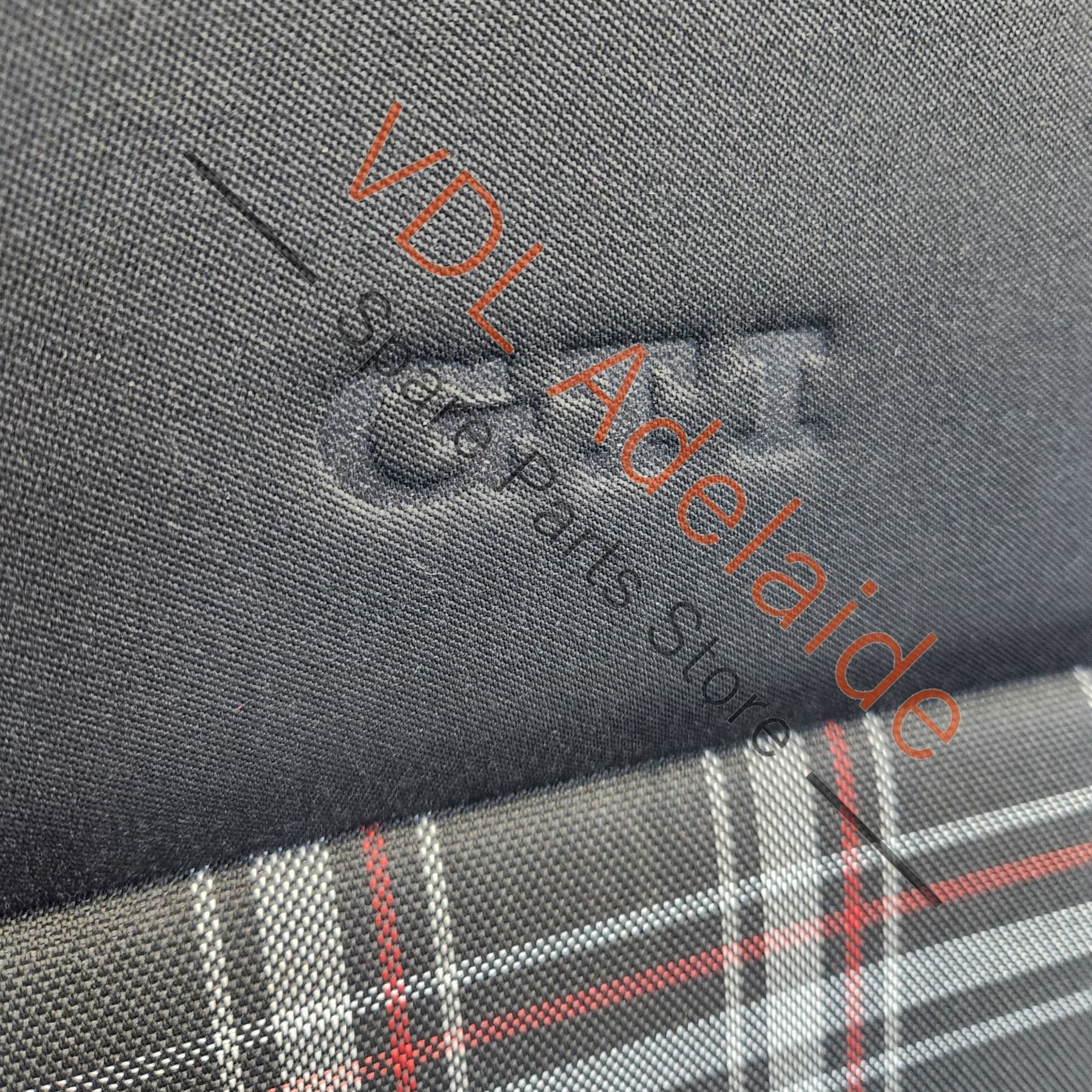 VW Polo Gti 6R Tartan Fabric Cloth Front Right Drivers Seat - Image 7