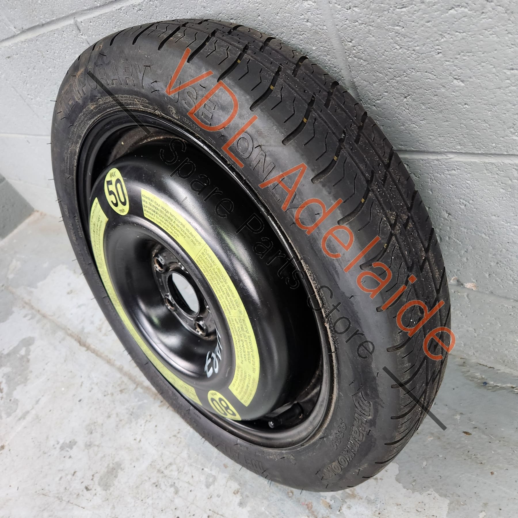 Audi A1 VW Polo Skoda Fabia Space Saver Spare Wheel 3.5J X 16 ET38 5/100 - Image 2