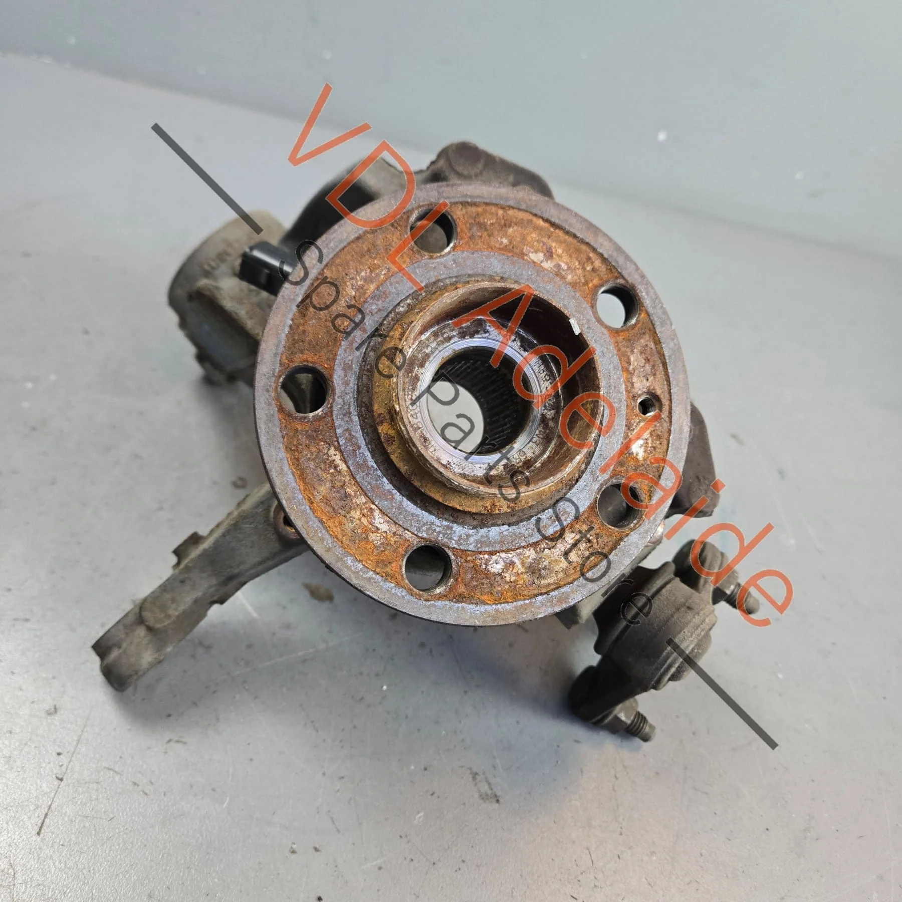 VW Polo Front Right Wheel Bearing & Housing Knuckle 6C0407256A 6C0407621 6RD407621A - Image 3
