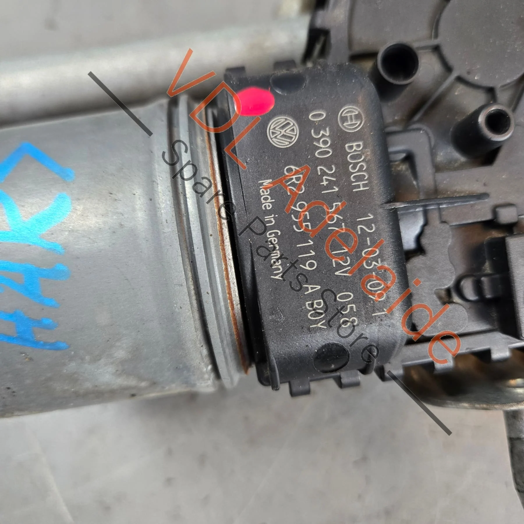 VW Polo 6R Windscreen Wiper Motor & Linkages 6R2955119A 6R2955023C - Image 3