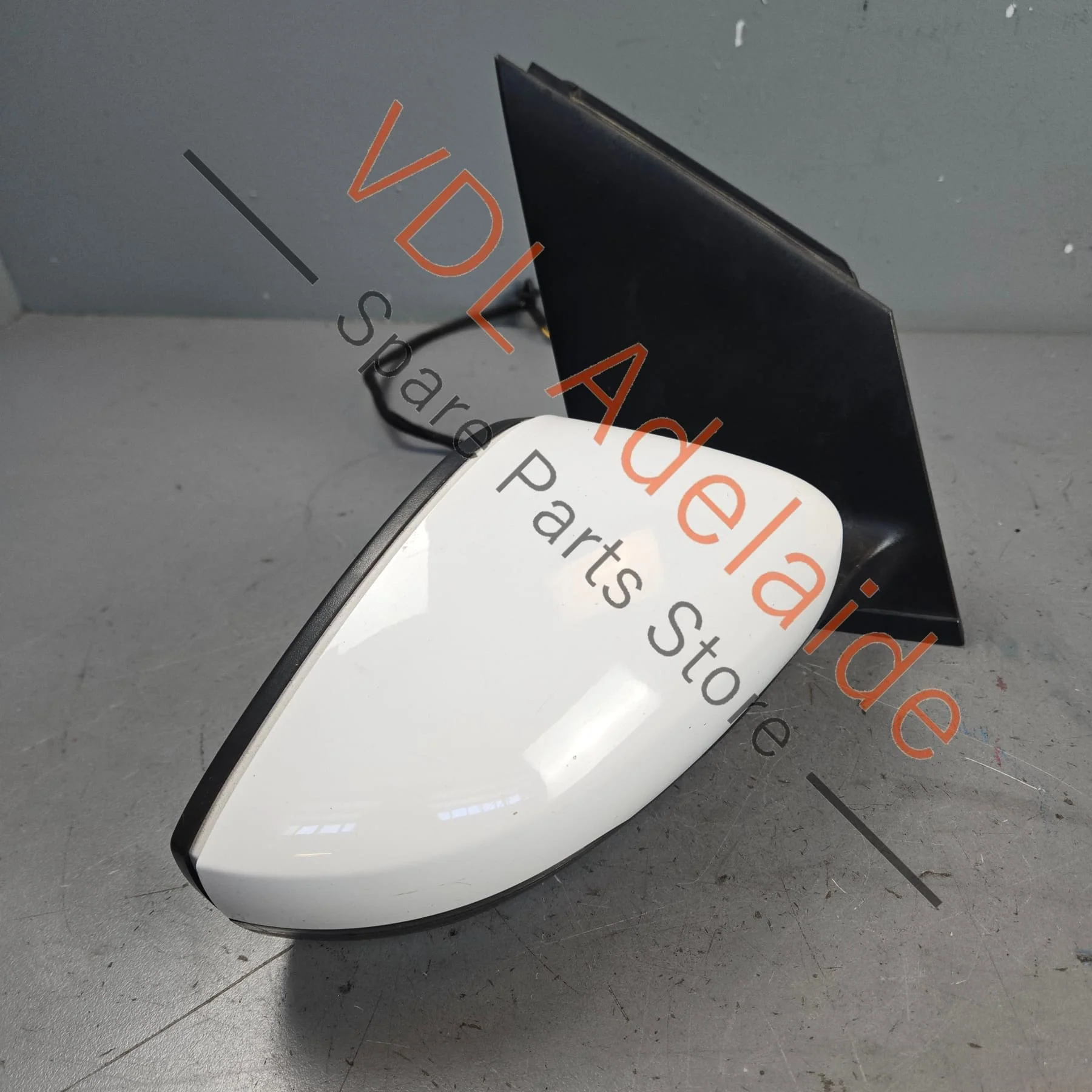 VW Polo MK5 6R Right Side Exterior Mirror Complete with Glass & Cover Candy White B4 / B9A - Image 3