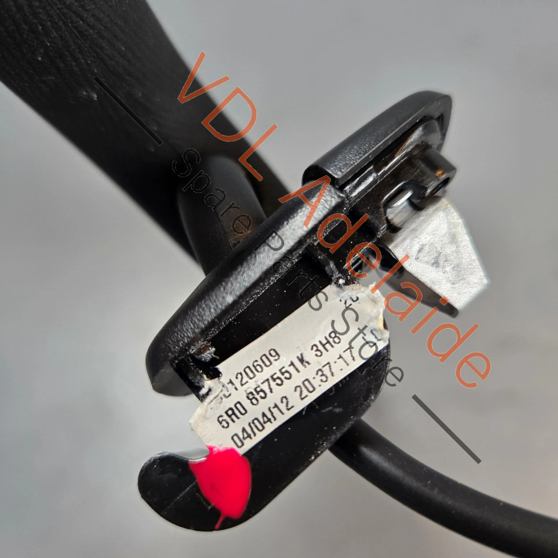 VW Polo GTi Mk5 6R 6C Left Side LHS Black Sun Visor 6R0857551K - Image 5