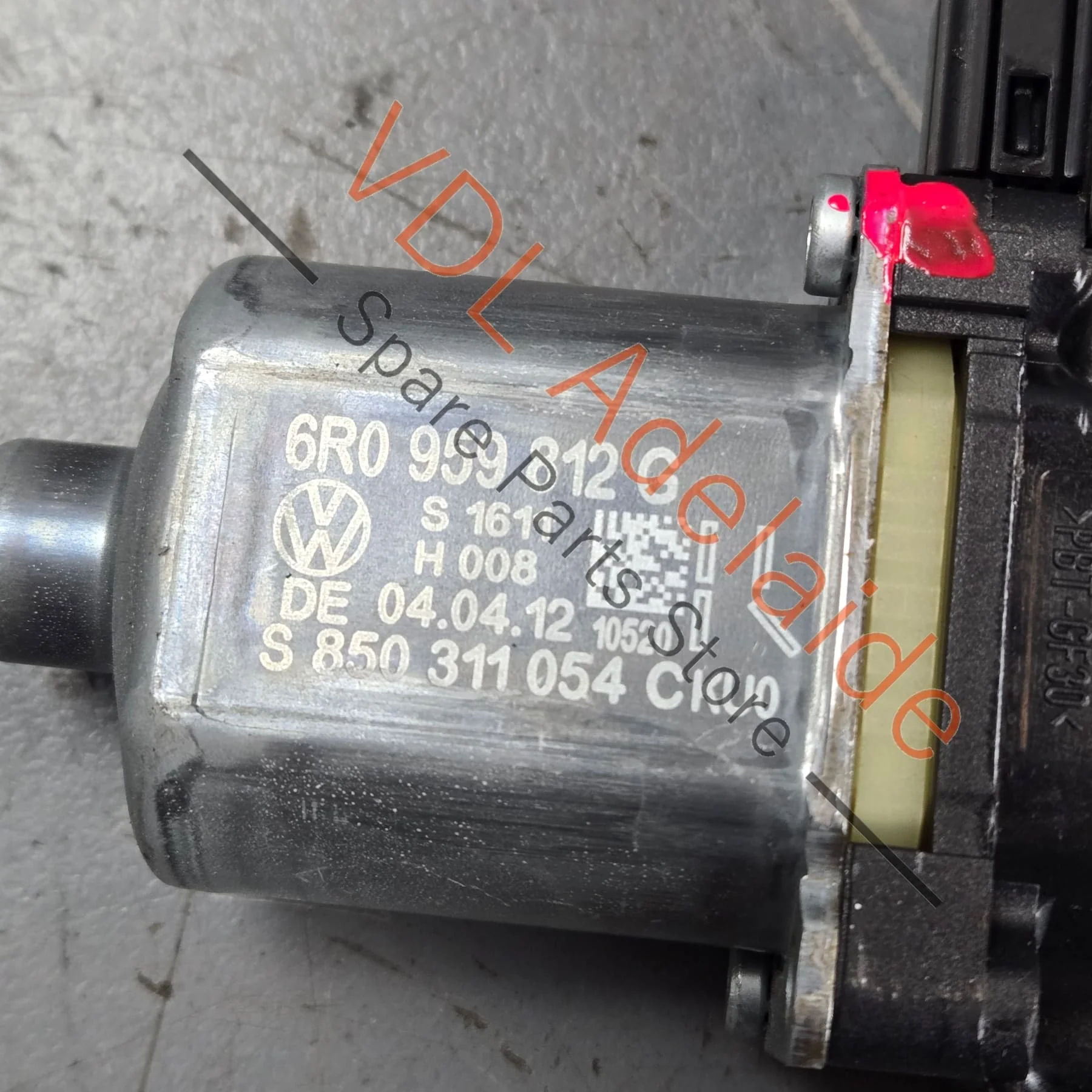 VW Polo GTi Mk5 Rear Right Window Regulator Motor 05/2014-17 6R0959812G 6R0959812N 6R0959812AA Z01 - Image 2