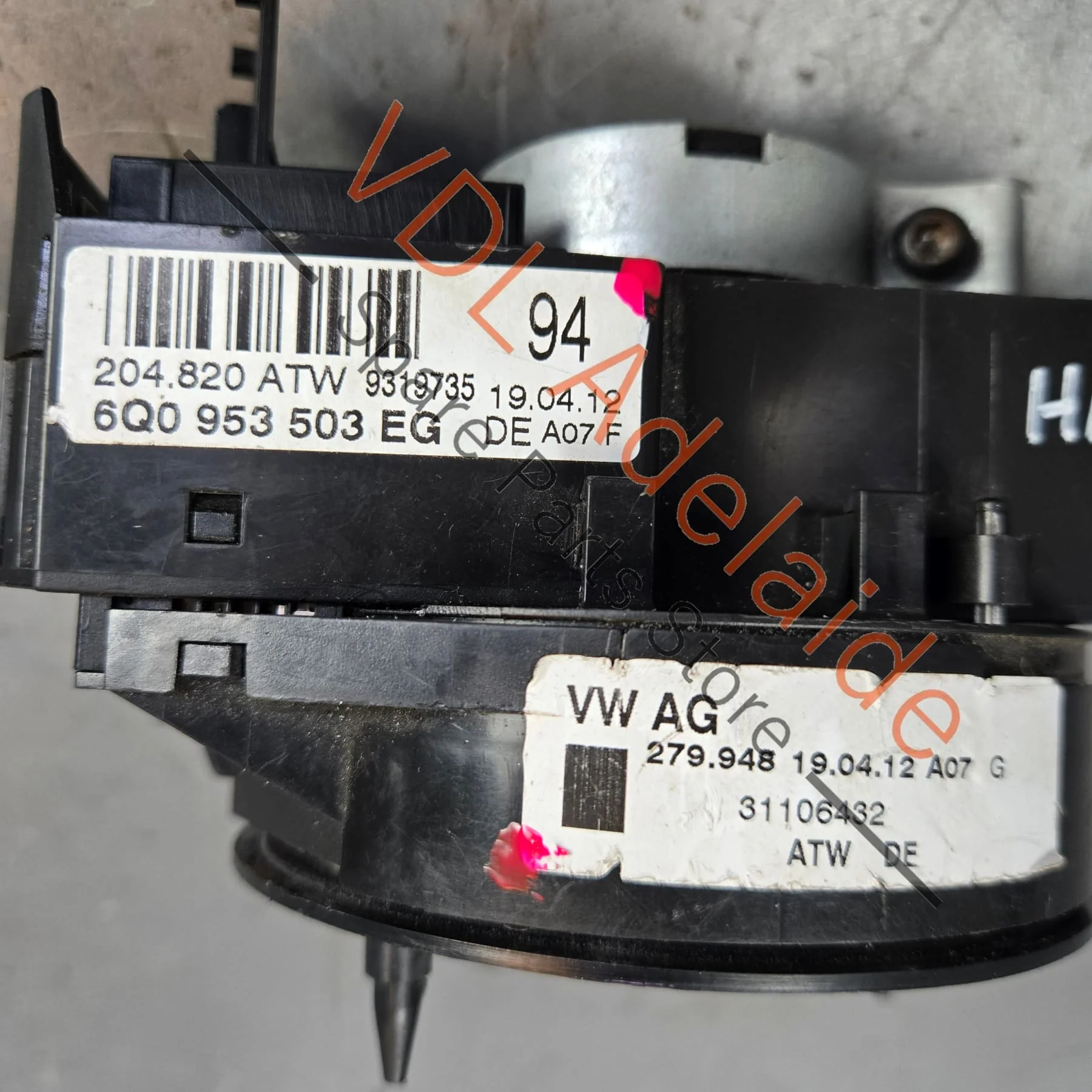 VW Polo 6R Gti Clockspring Steering Column Combination Switch Indicator Cruise Wipers 6Q0953513AL 6Q0953503EG - Image 5