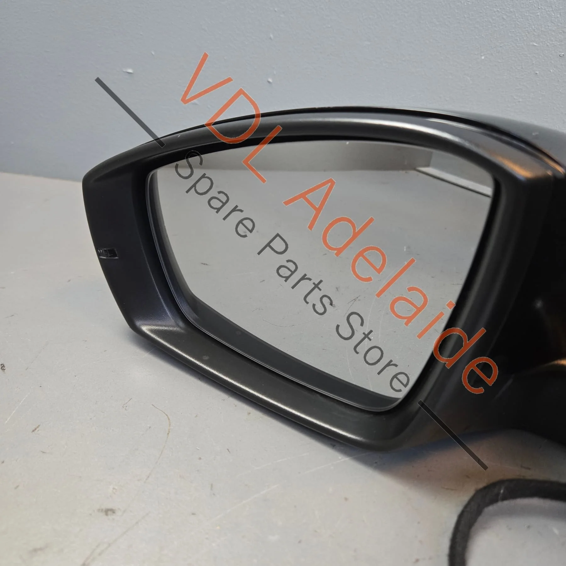 VW Polo MK5 6R Left Side Exterior Mirror Complete with Glass & Cover Orca Black 2T2T C9X - Image 5