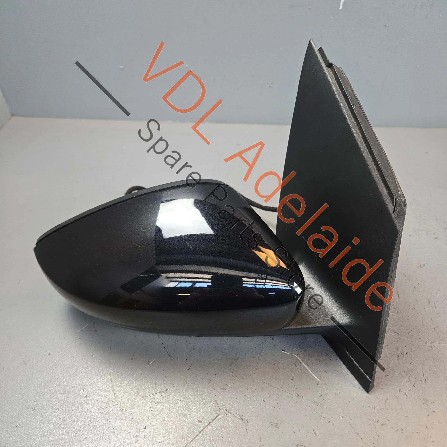 VW Polo MK5 6R Right Side Exterior Mirror Complete with Glass & Cover Orca Black 2T2T C9X - Image 2