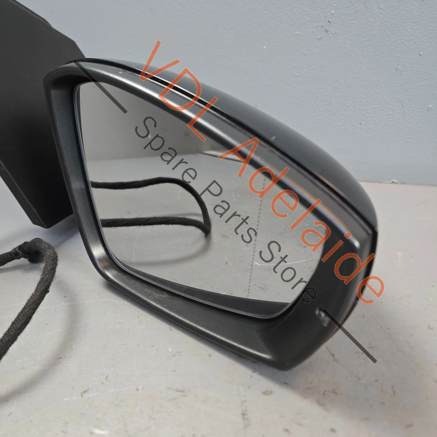 VW Polo MK5 6R Right Side Exterior Mirror Complete with Glass & Cover Orca Black 2T2T C9X - Image 3