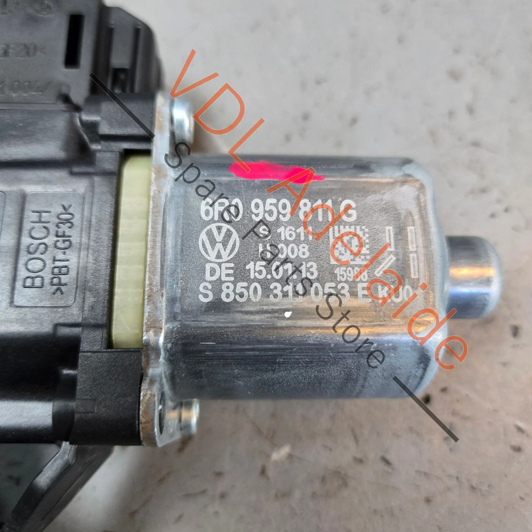 VW Polo MK5 6R GTi Mk5 Rear Left Window Regulator Motor 05/2014-17 6R0959811N 6R0959811G 6R0959811AA - Image 3