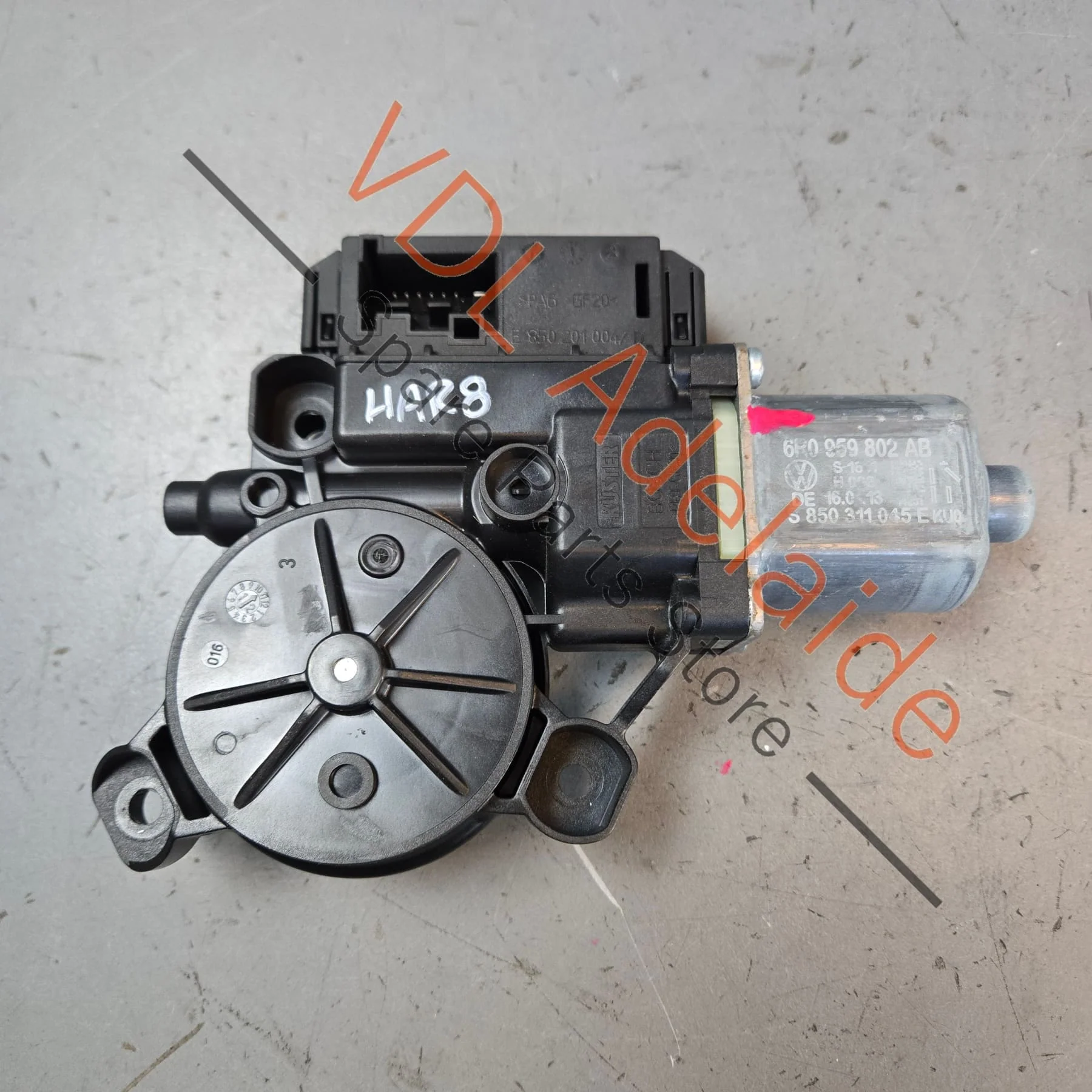 VW Polo MK5 6R GTi Mk5 Front Right Drivers Window Regulator Motor 05/2014-17 6R0959802DM 6R0959802AB