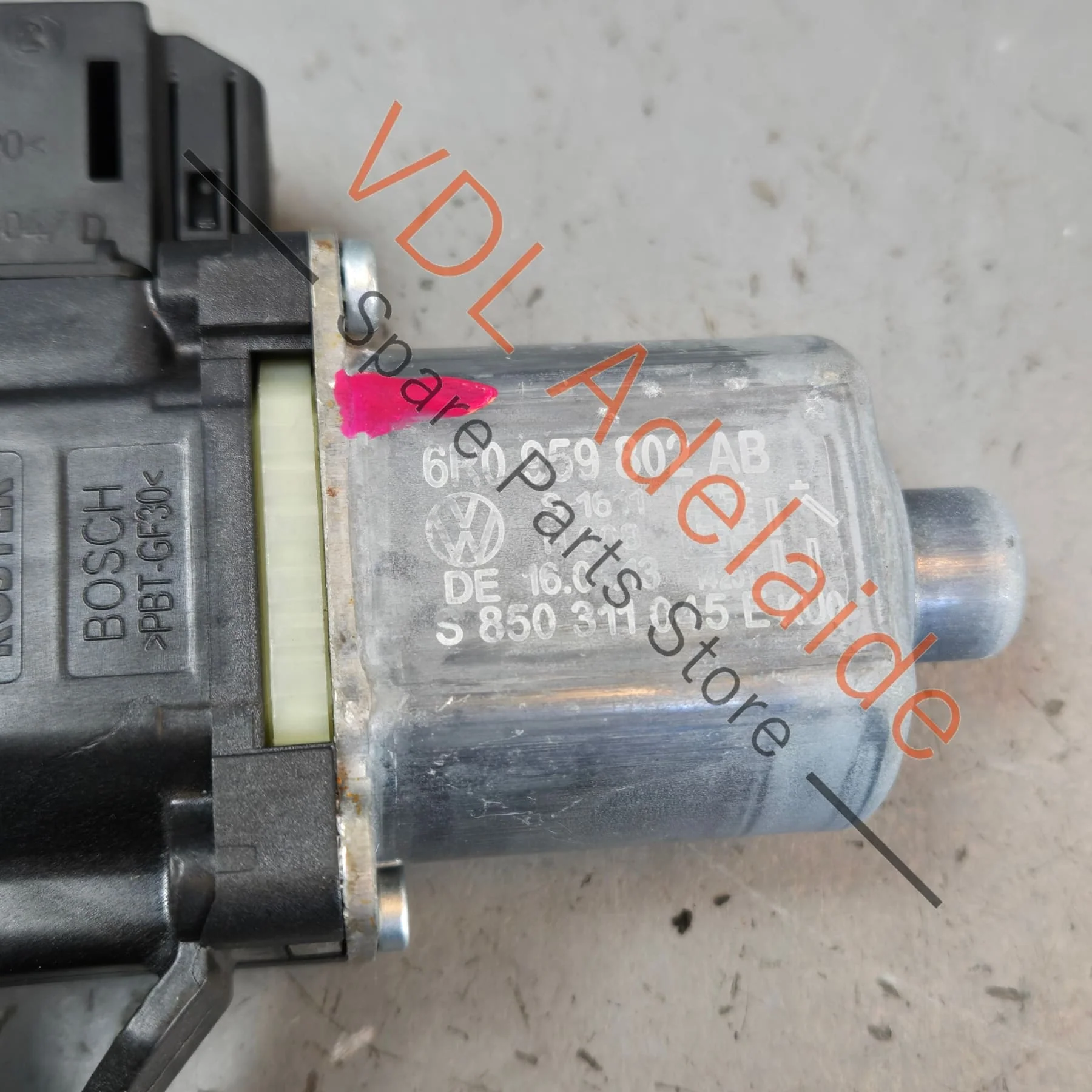 VW Polo MK5 6R GTi Mk5 Front Right Drivers Window Regulator Motor 05/2014-17 6R0959802DM 6R0959802AB - Image 3