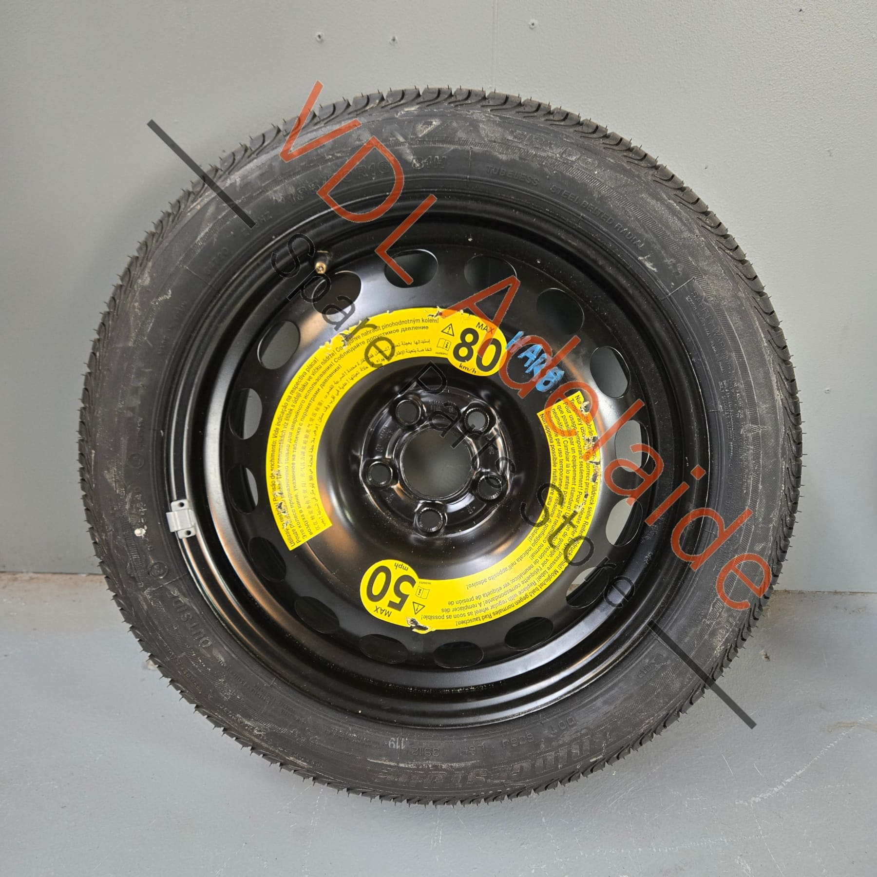 VW Polo 16 x 6 in Spare Wheel 5x100 ET40