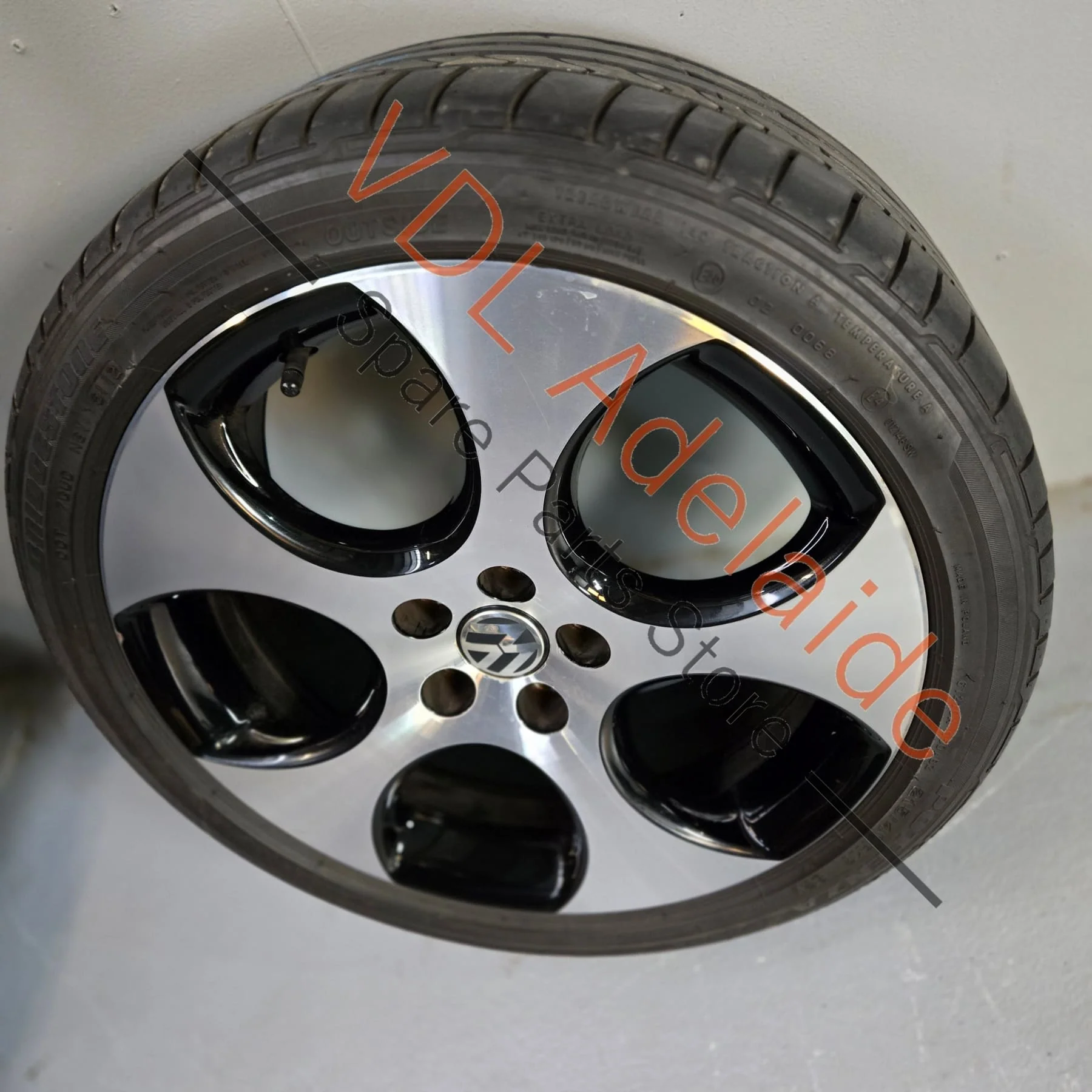 Genuine VW Polo Gti Alloy Wheel 17in 17x7 Detroit Machined Face 5x100 ET46 #03 - Image 2