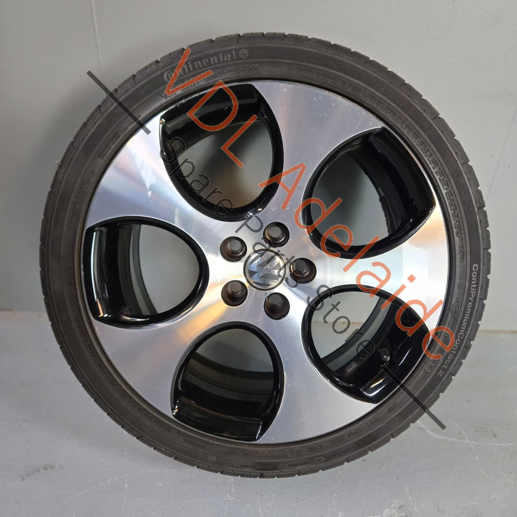 Genuine VW Polo Gti Alloy Wheel 17in 17x7 Detroit Machined Face 5x100 ET46 #04