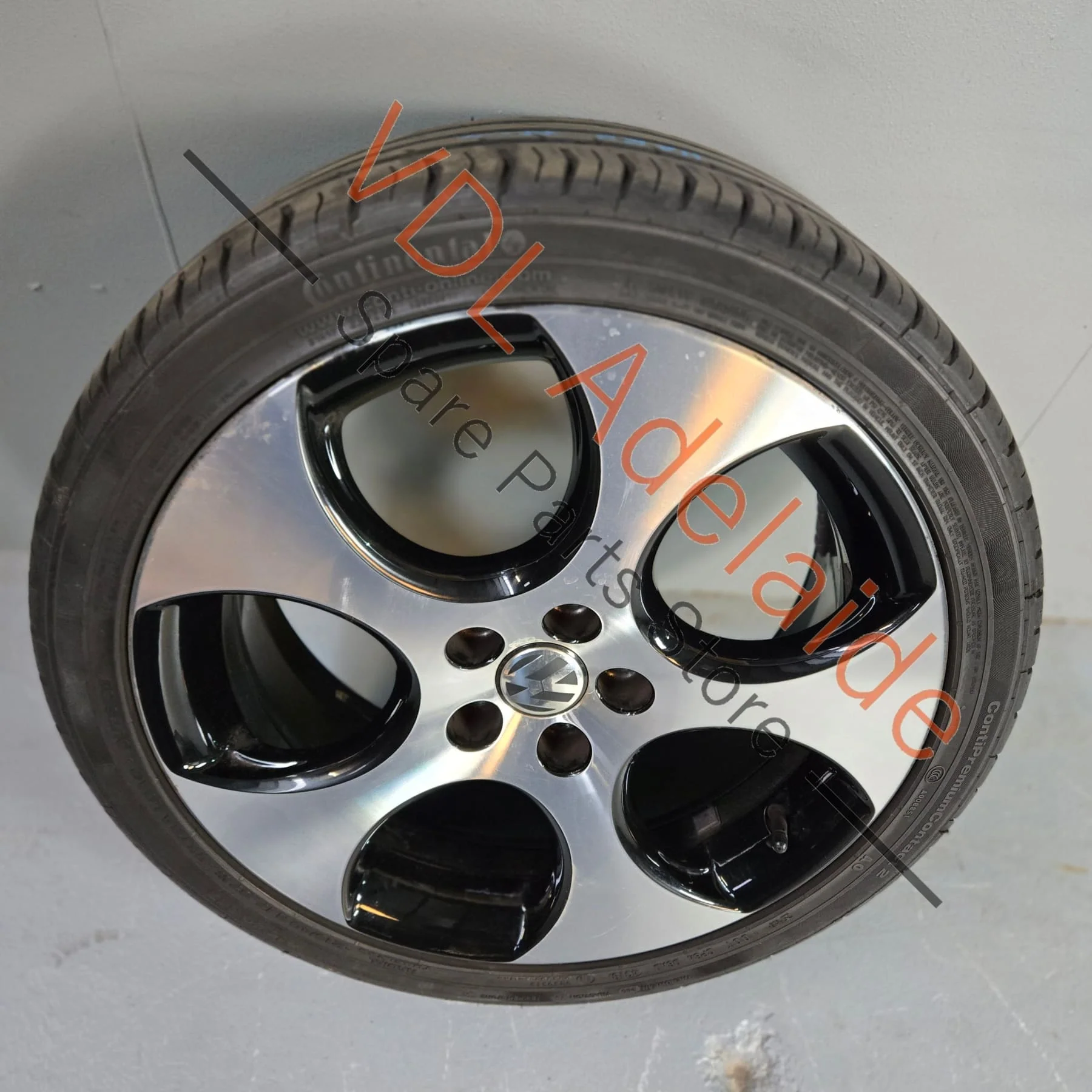 Genuine VW Polo Gti Alloy Wheel 17in 17x7 Detroit Machined Face 5x100 ET46 #04 - Image 2