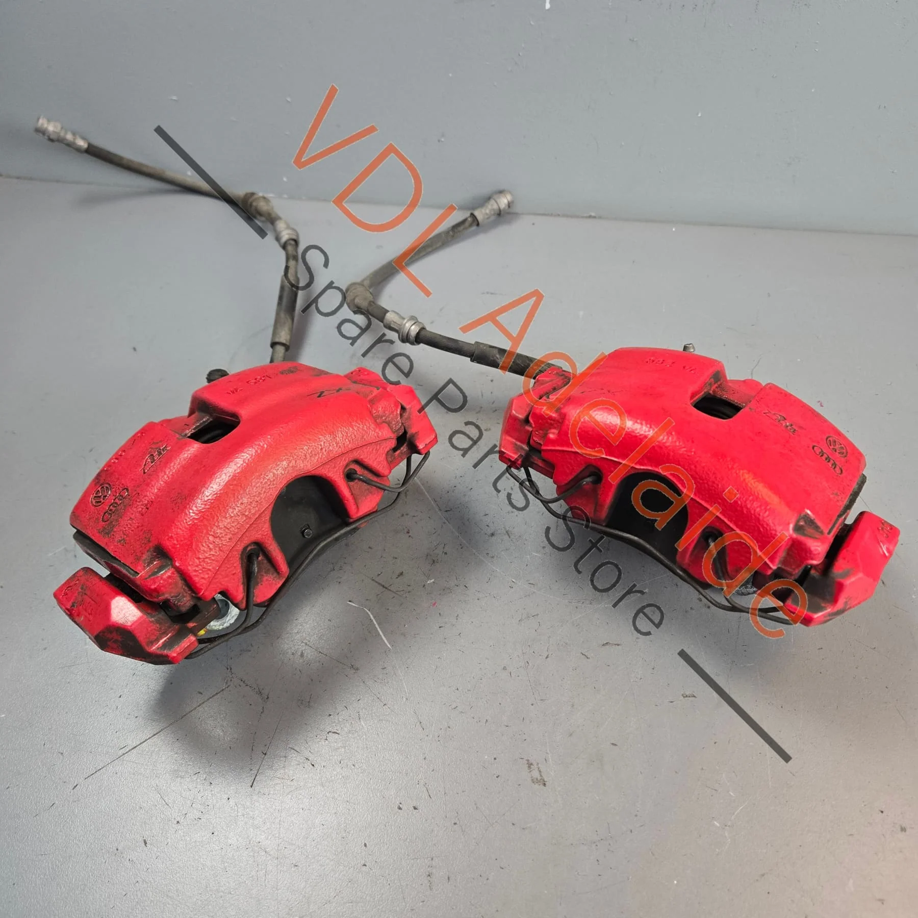 VW Polo Gti Front Brake Caliper Set Left & Right with carriers & Bolts 1K0615123M 6R0615125A 288mm x 25mm