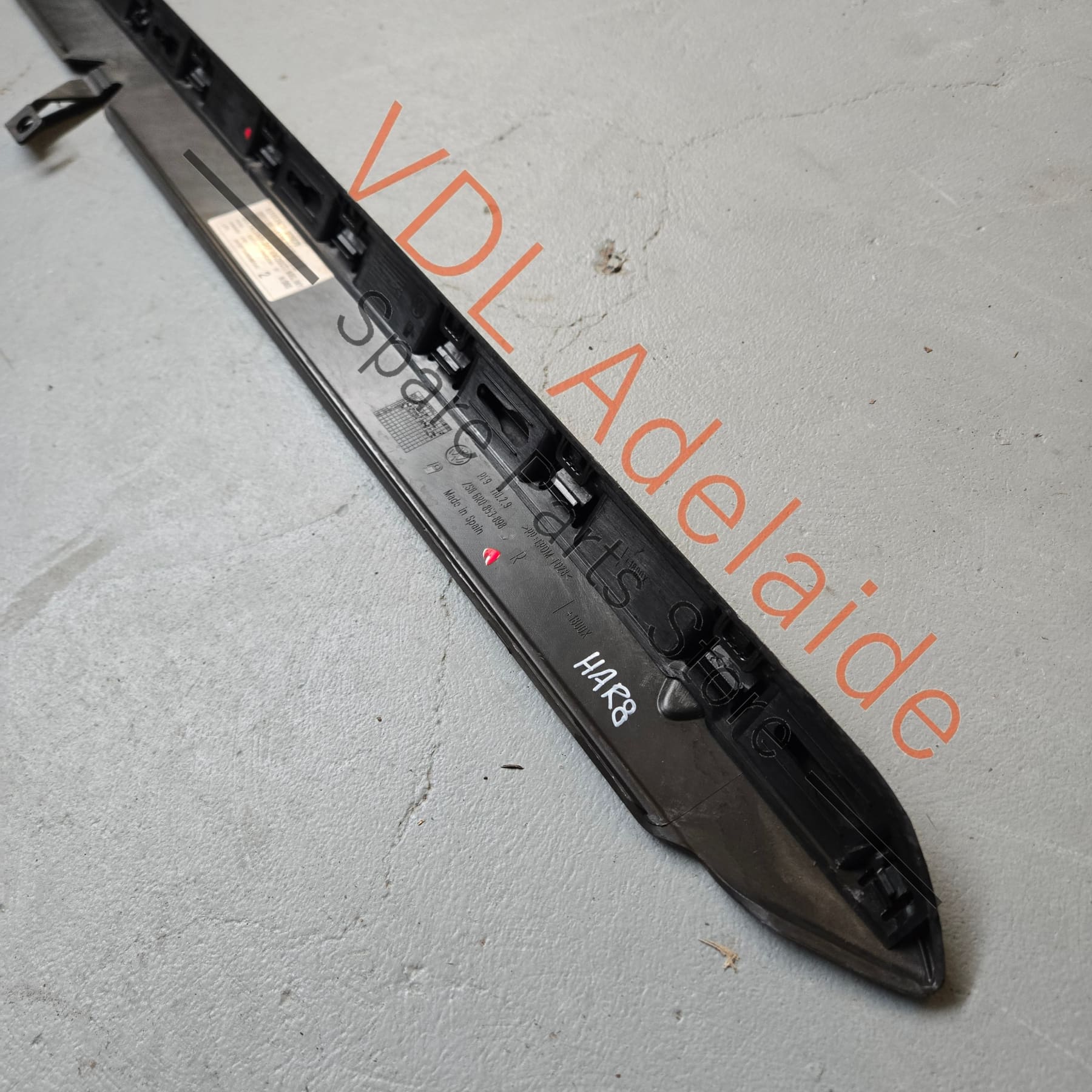 VW Polo Gti Right Side Side Skirt Rocker Trim Moulding 6R0853898 - Image 6