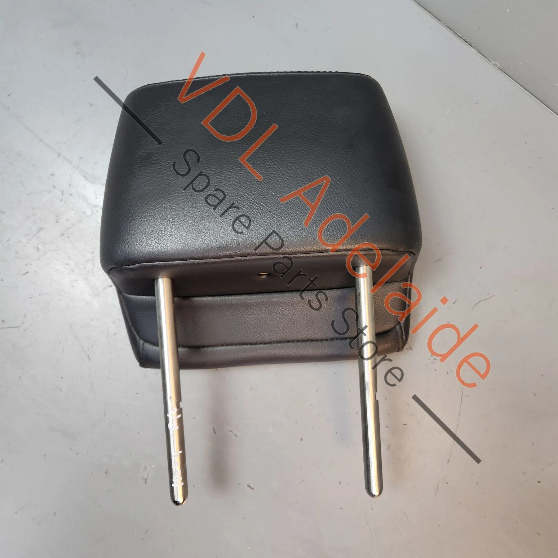 VW Golf MK6 Black Leather Headrest for Rear Left / Right Seat Interior Trim - Image 4