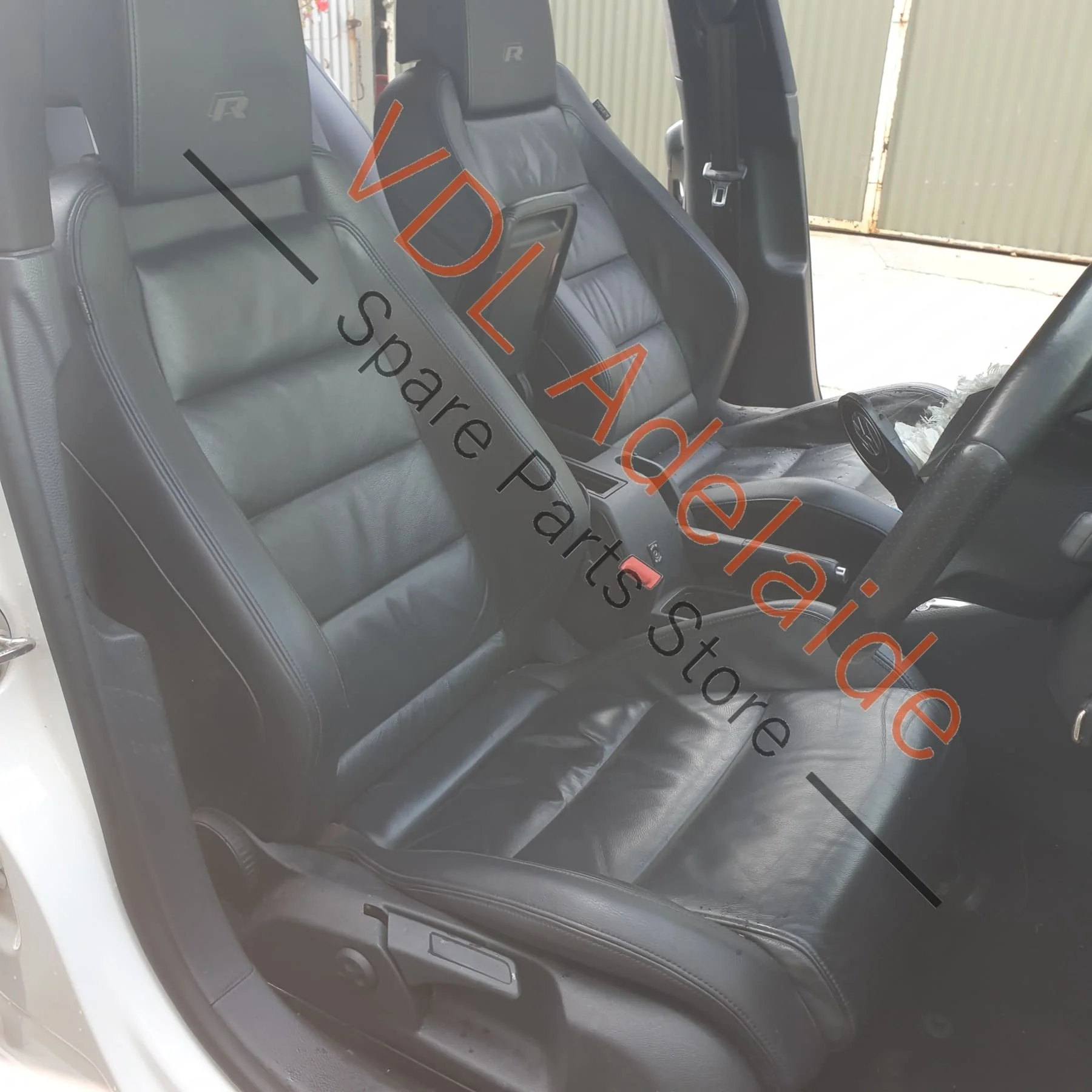 VW Golf R / Gti MK6 Black Leather Front Right Drivers Seat with Heating - Image 13