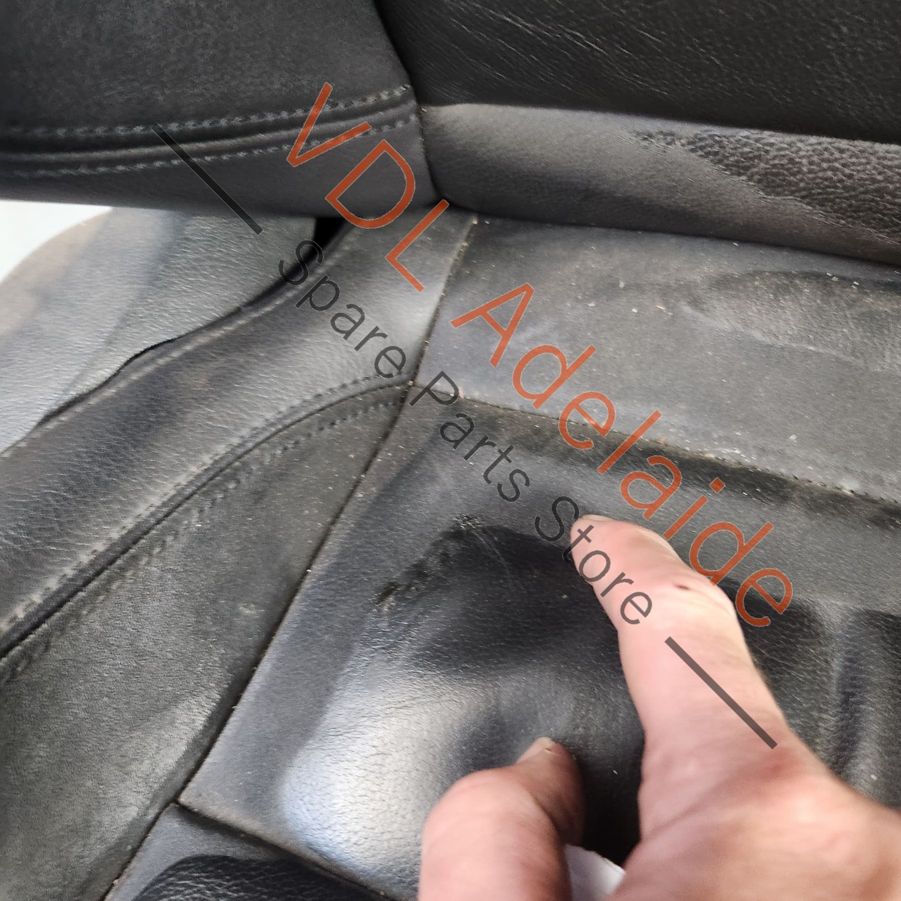 VW Golf R / Gti MK6 Black Leather Front Right Drivers Seat with Heating - Image 7