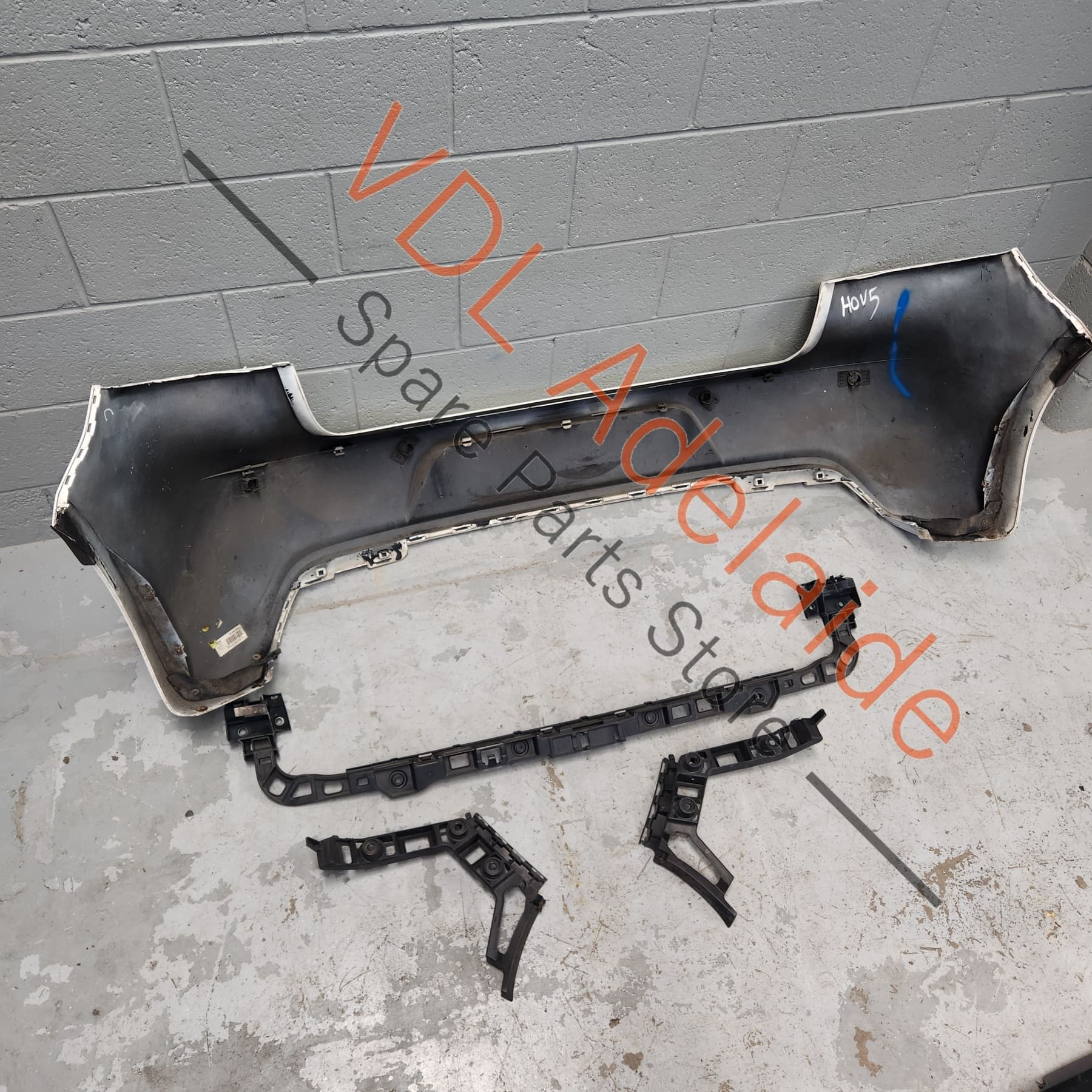 VW Golf R MK6 Rear Bumper Bar Cover Candy White B4B4 5K6807417L - Image 4